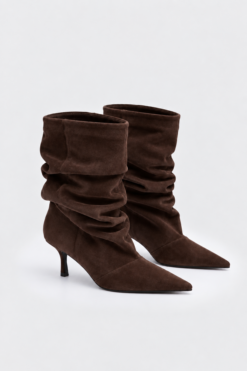 VELORA SLOUCHY BOOT - Kahve Suet