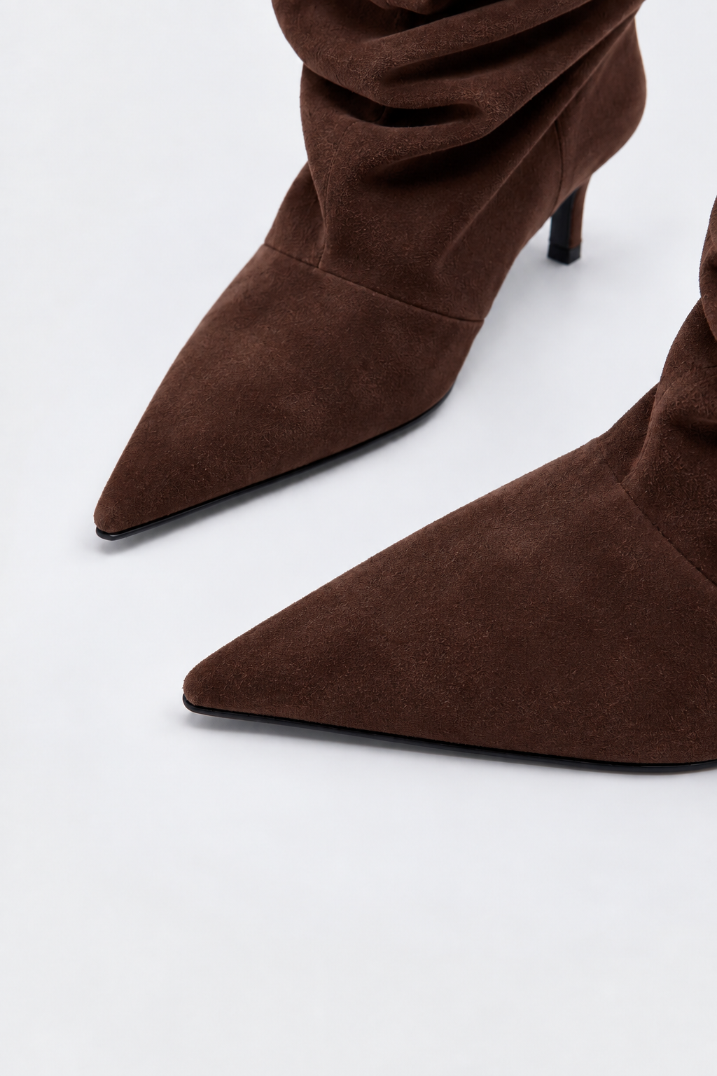 VELORA SLOUCHY BOOT - Kahve Suet
