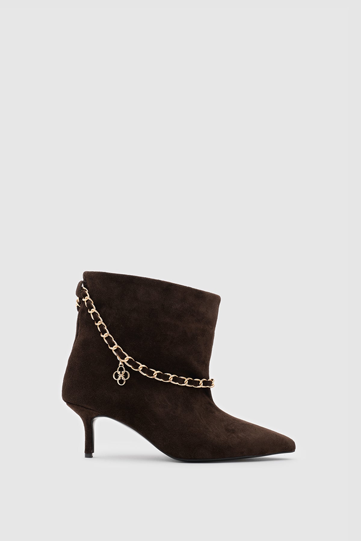 ZELIA SUEDE ANKLE BOOTS - Kahve Suet
