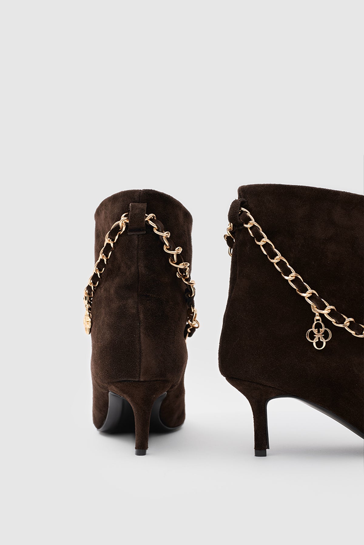 ZELIA SUEDE ANKLE BOOTS - Kahve Suet