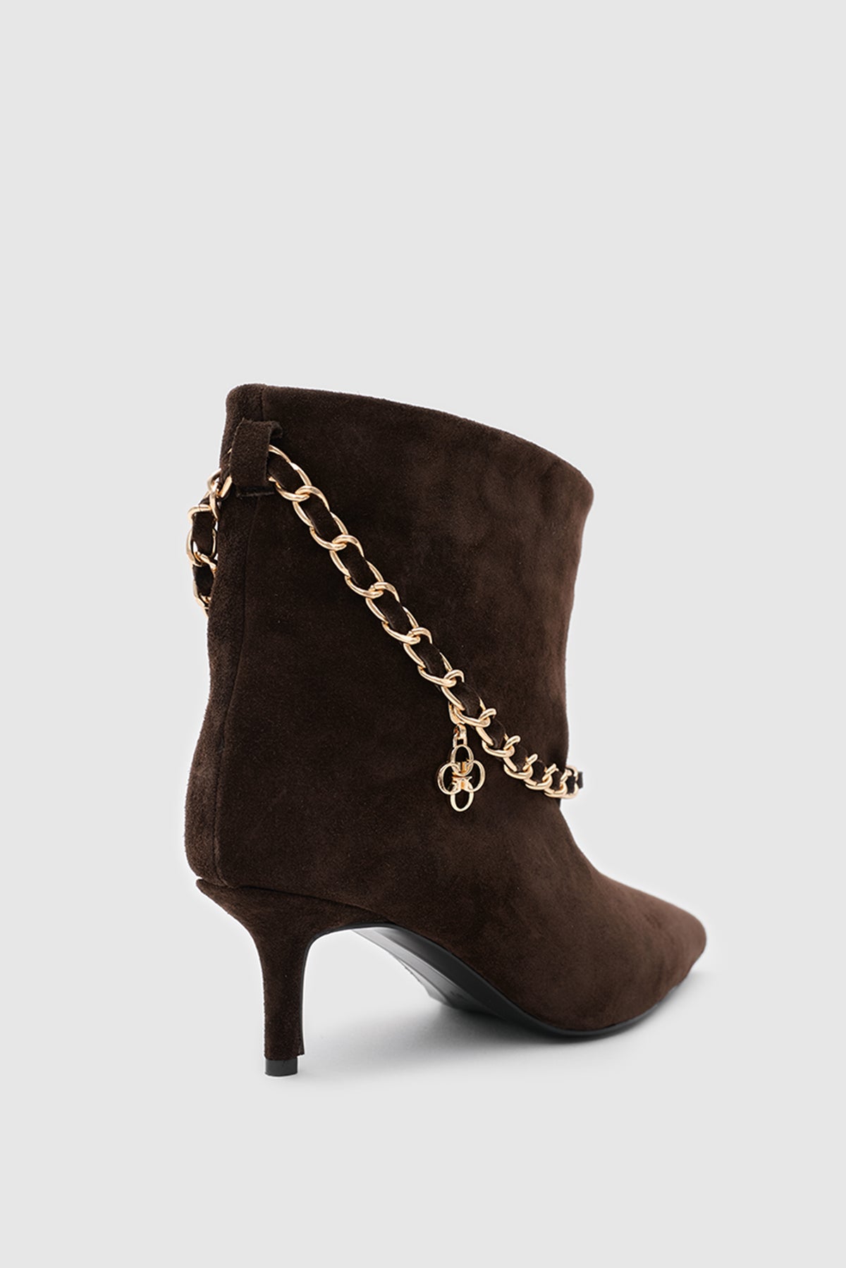 ZELIA SUEDE ANKLE BOOTS - Kahve Suet
