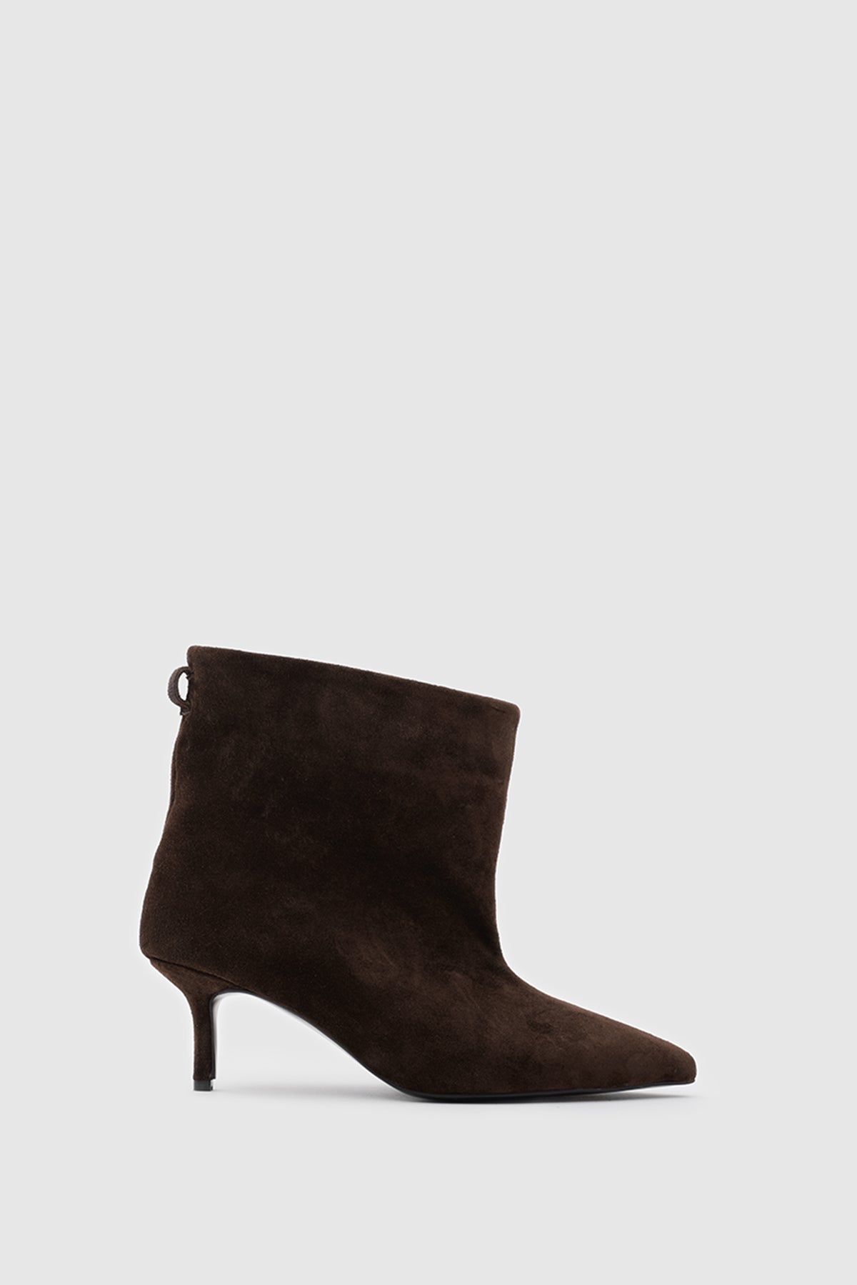 ZELIA SUEDE ANKLE BOOTS - Kahve Suet