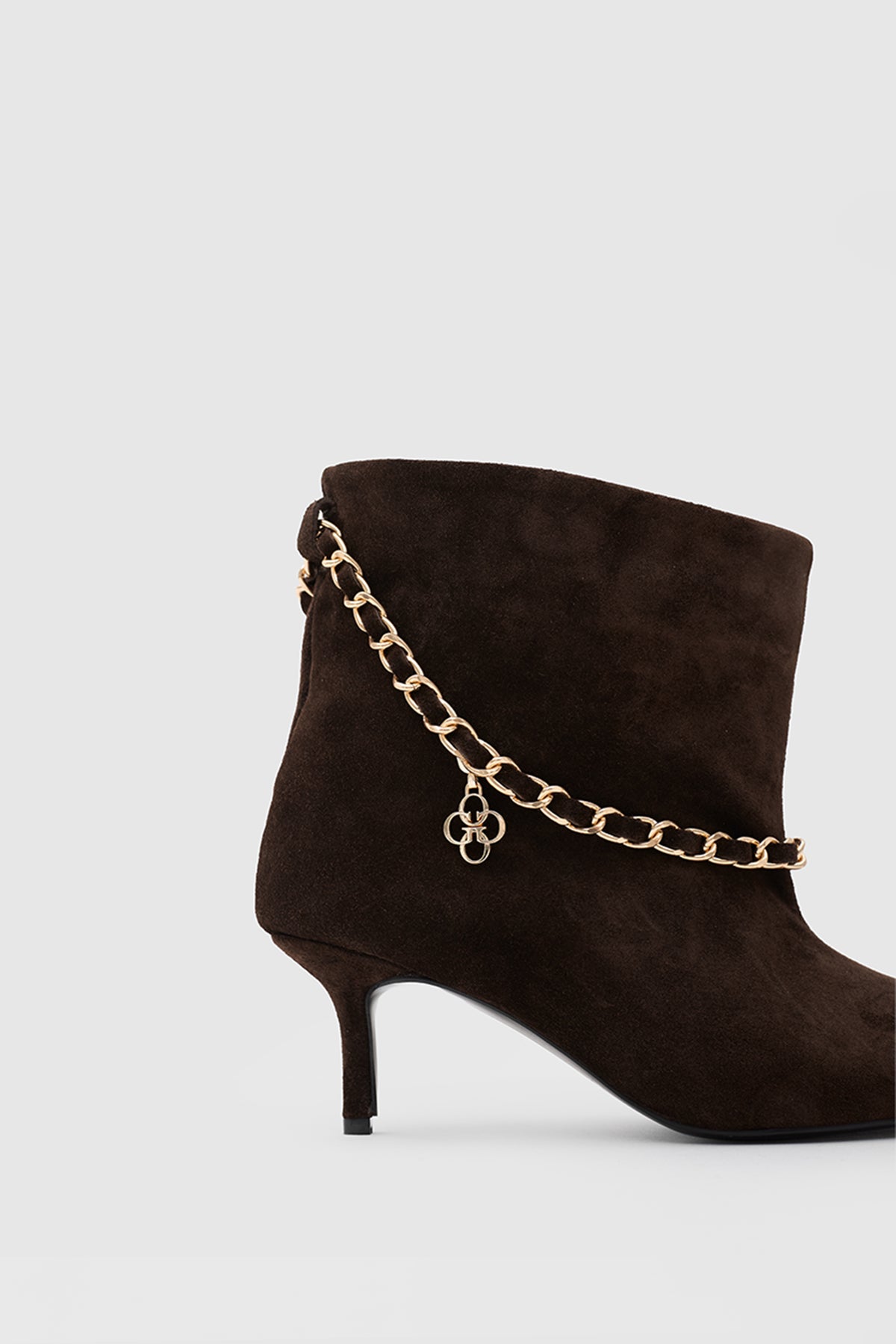 ZELIA SUEDE ANKLE BOOTS - Kahve Suet