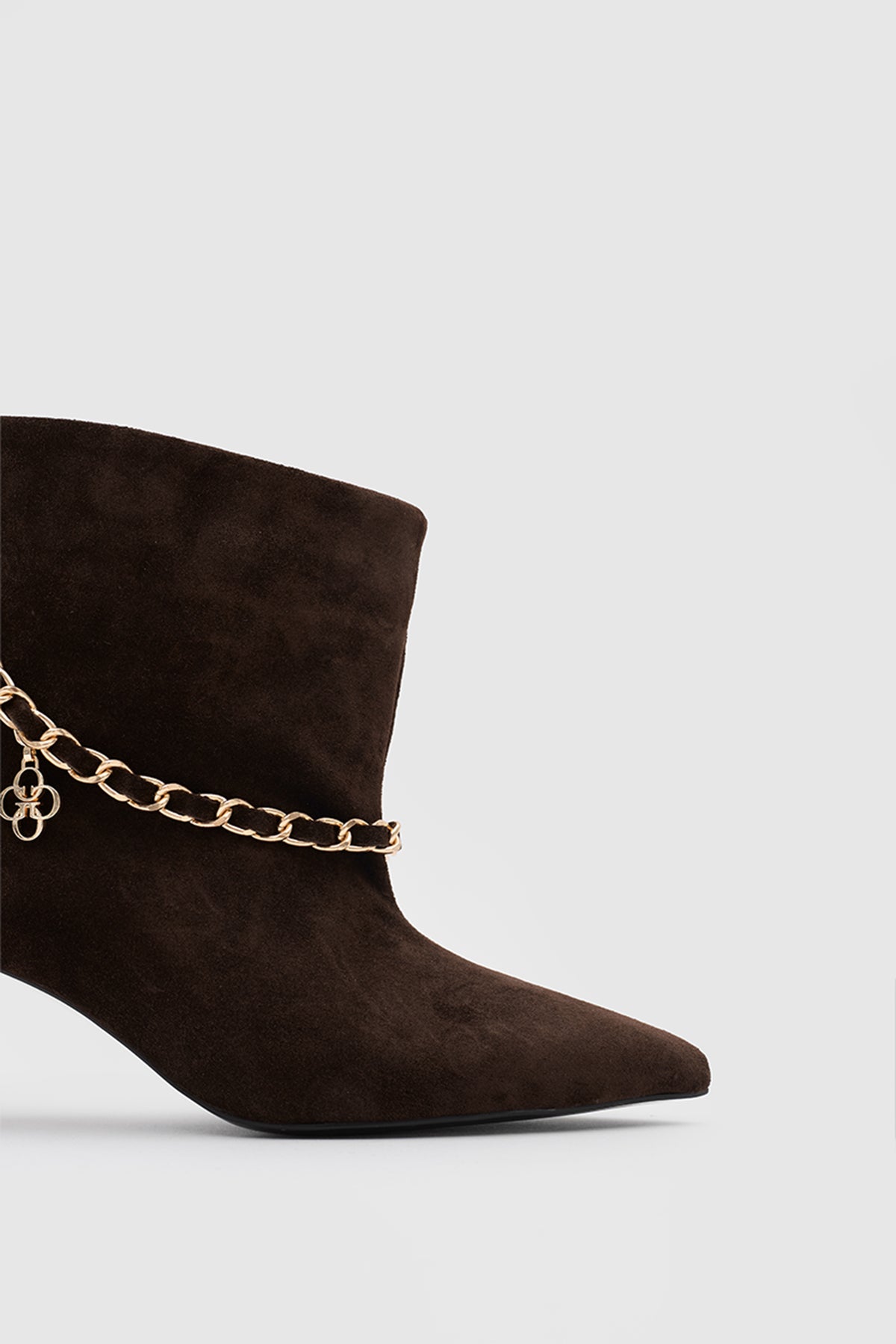 ZELIA SUEDE ANKLE BOOTS - Kahve Suet