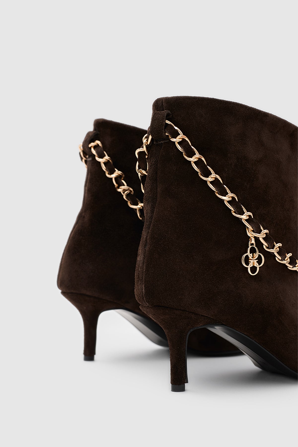 ZELIA SUEDE ANKLE BOOTS - Kahve Suet