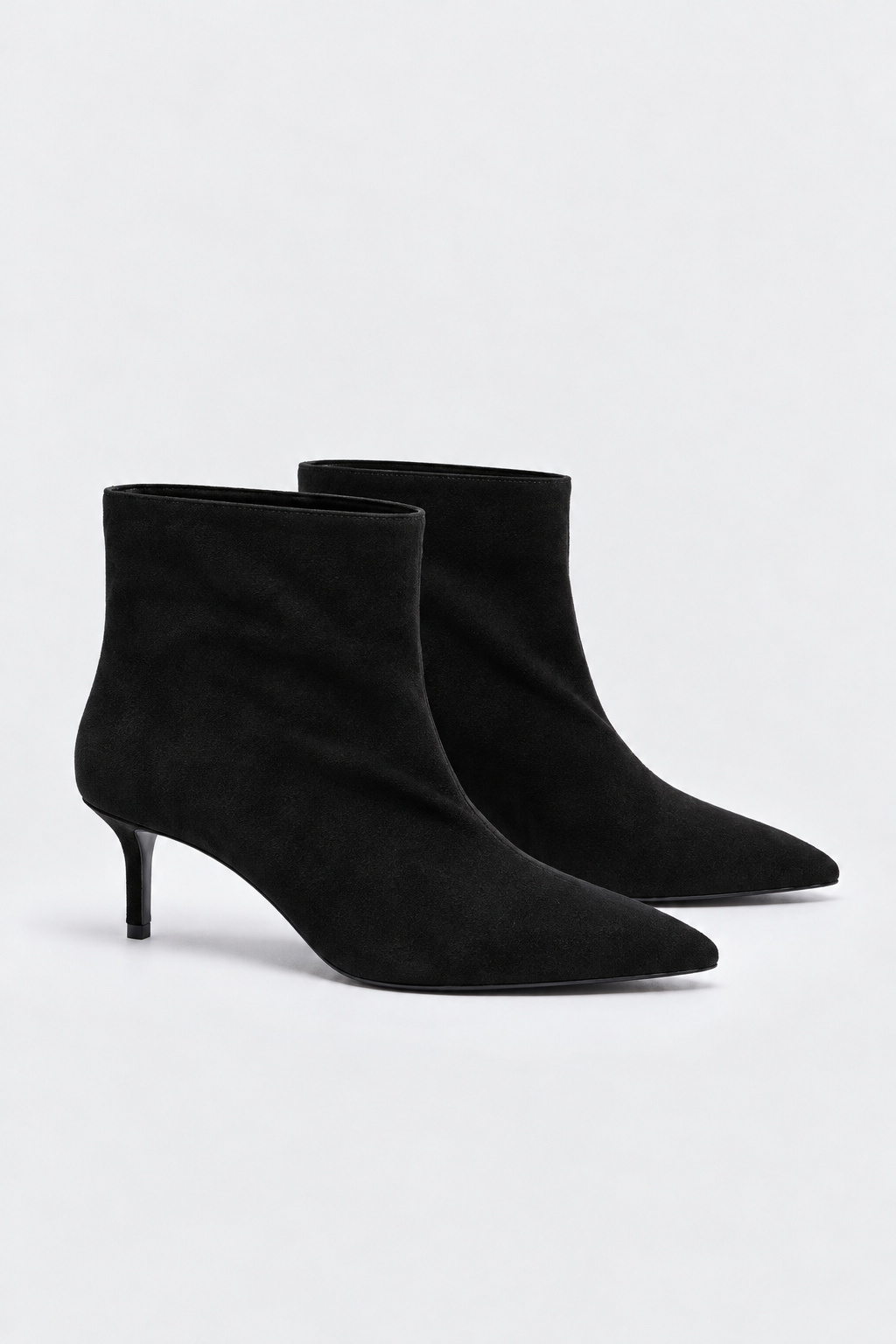 ZELIA SUEDE ANKLE BOOTS - Siyah Suet
