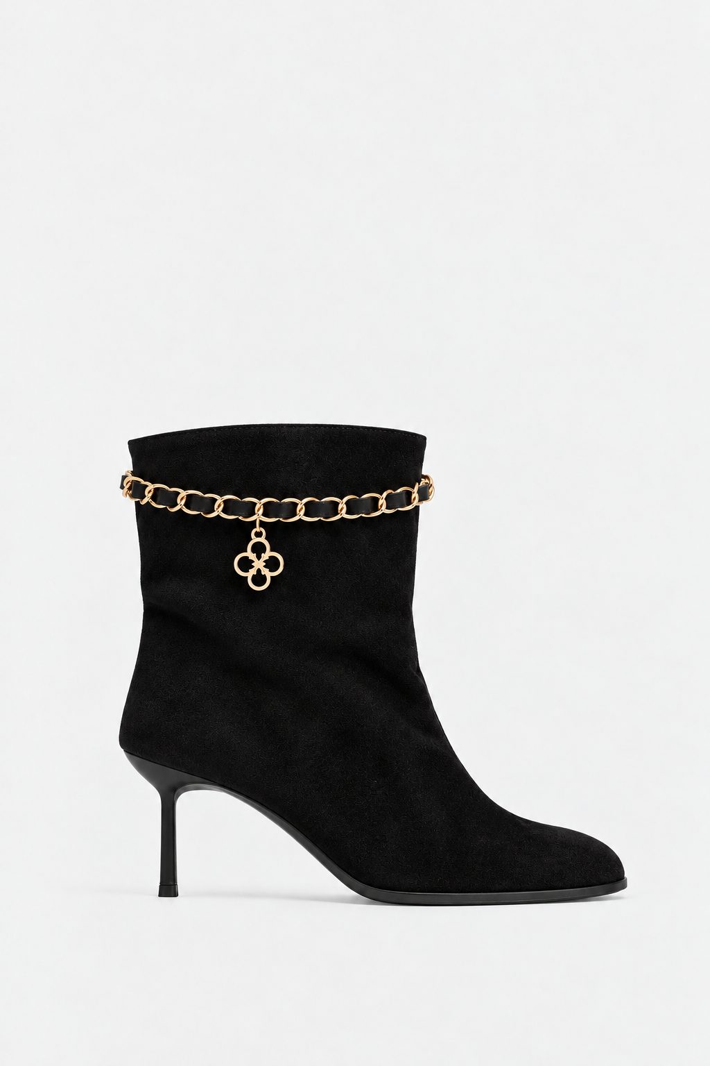 SUVEA NOE Suede Ankle Boots - Siyah Suet
