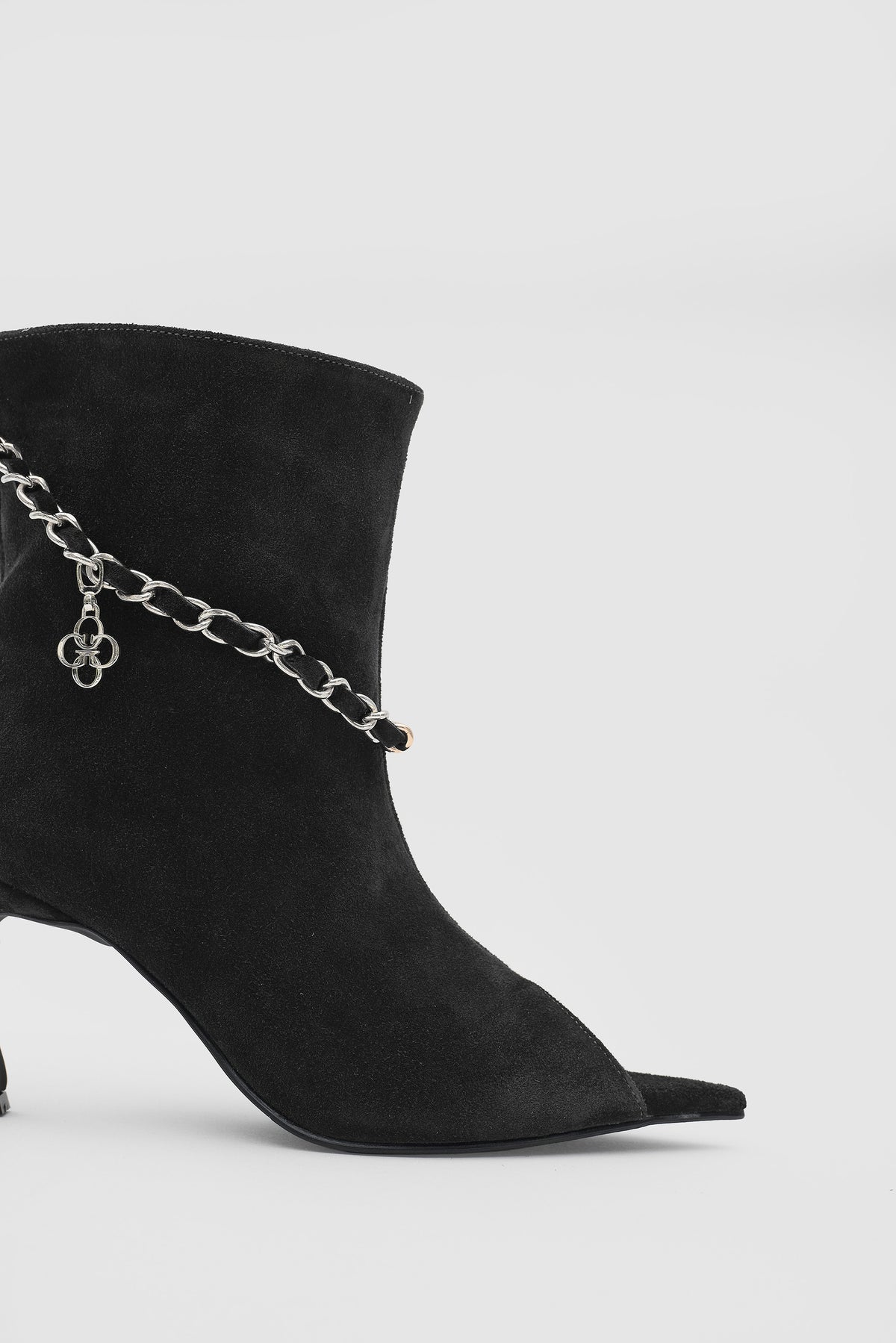 OGGO 26K041 SUVEA VESRA BOOTS - Siyah Suet