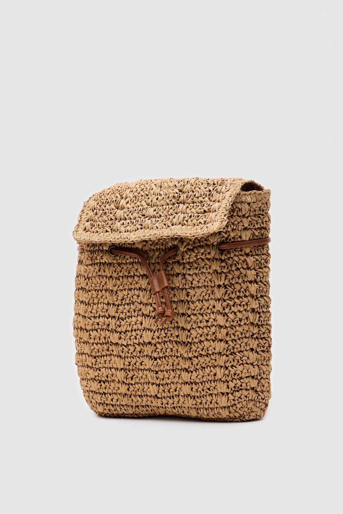 Oggo Camel Palma Hasır Sırt Çantası