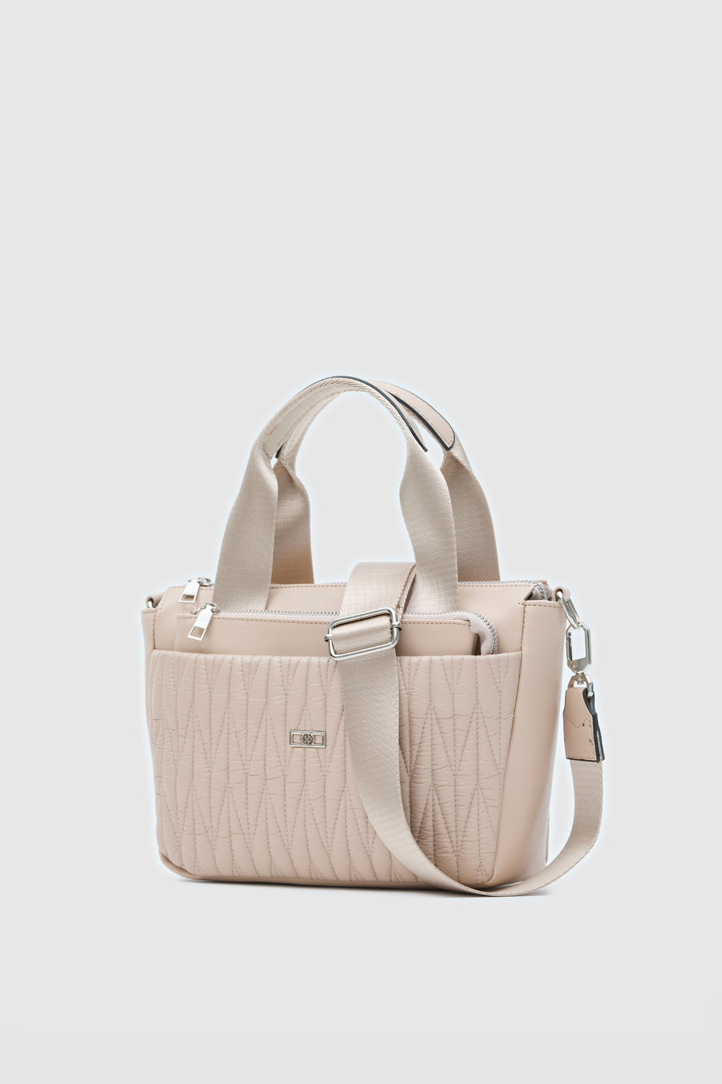 OGGO Milora Classic Nude El ve Çapraz Çanta