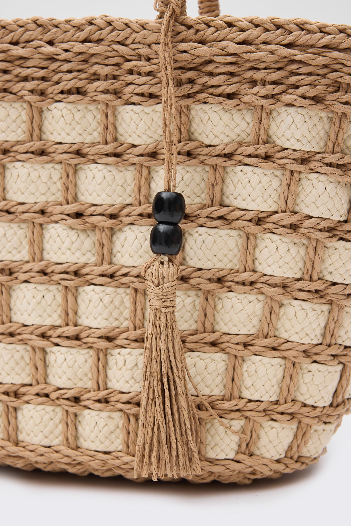 Oggo Camel Hasır El ve Çapraz Çanta