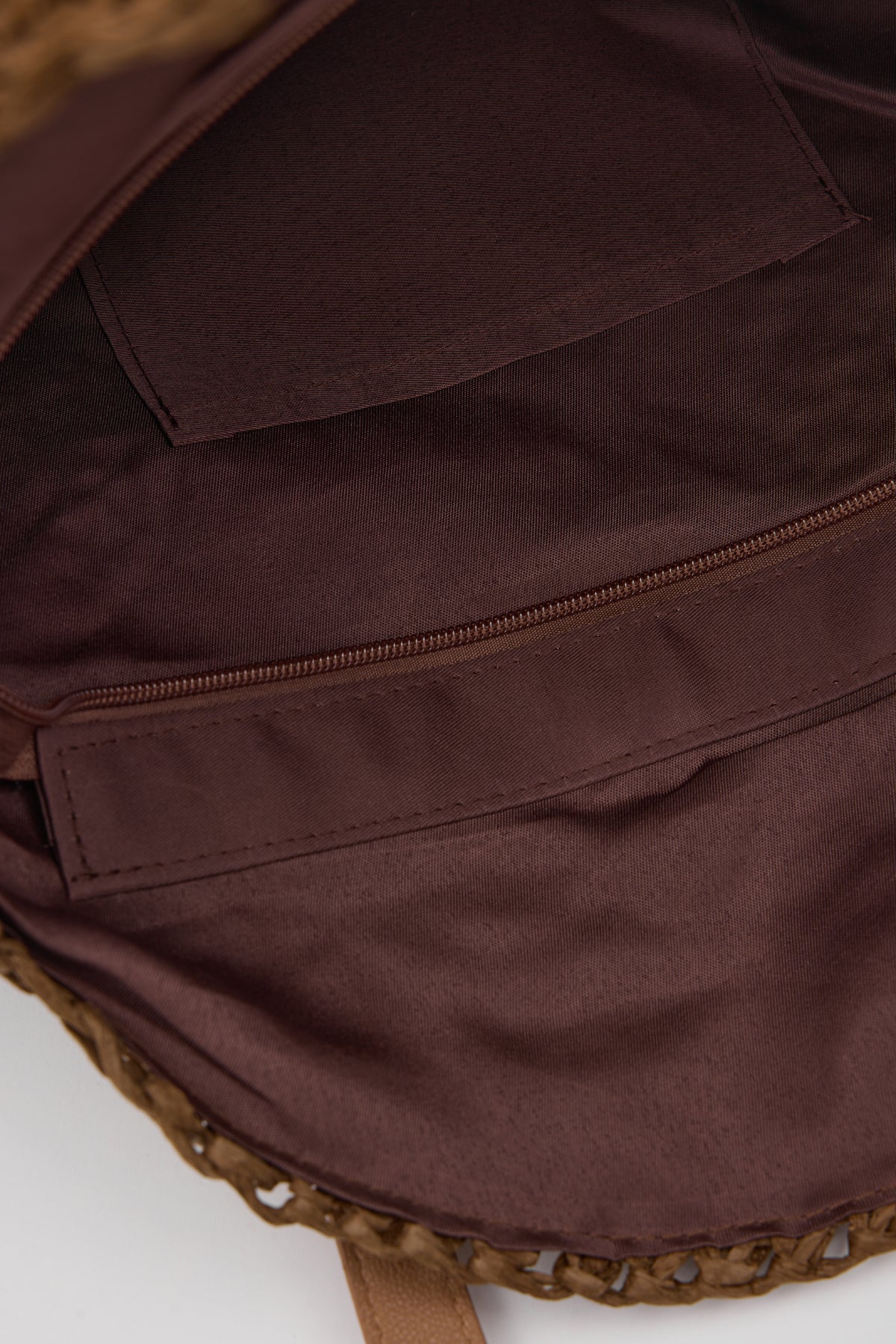 Oggo Kahve Hasır Omuz Çantası