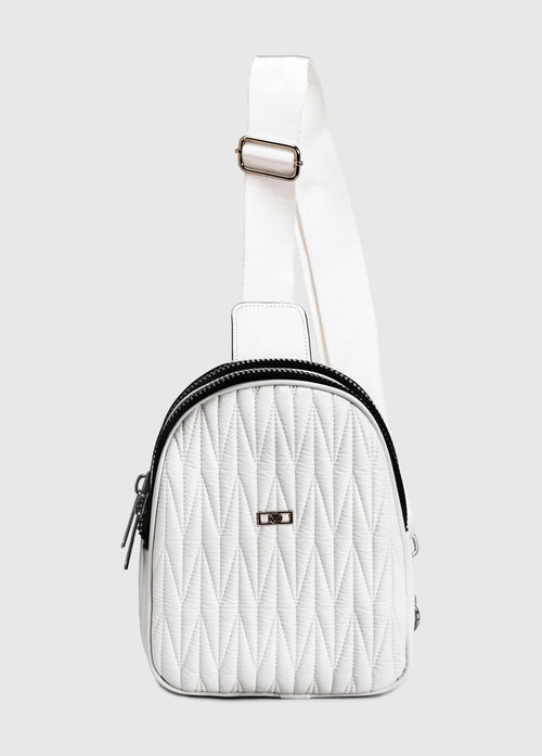 Milora Beyaz Bady Bag