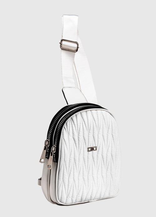 Milora Beyaz Bady Bag