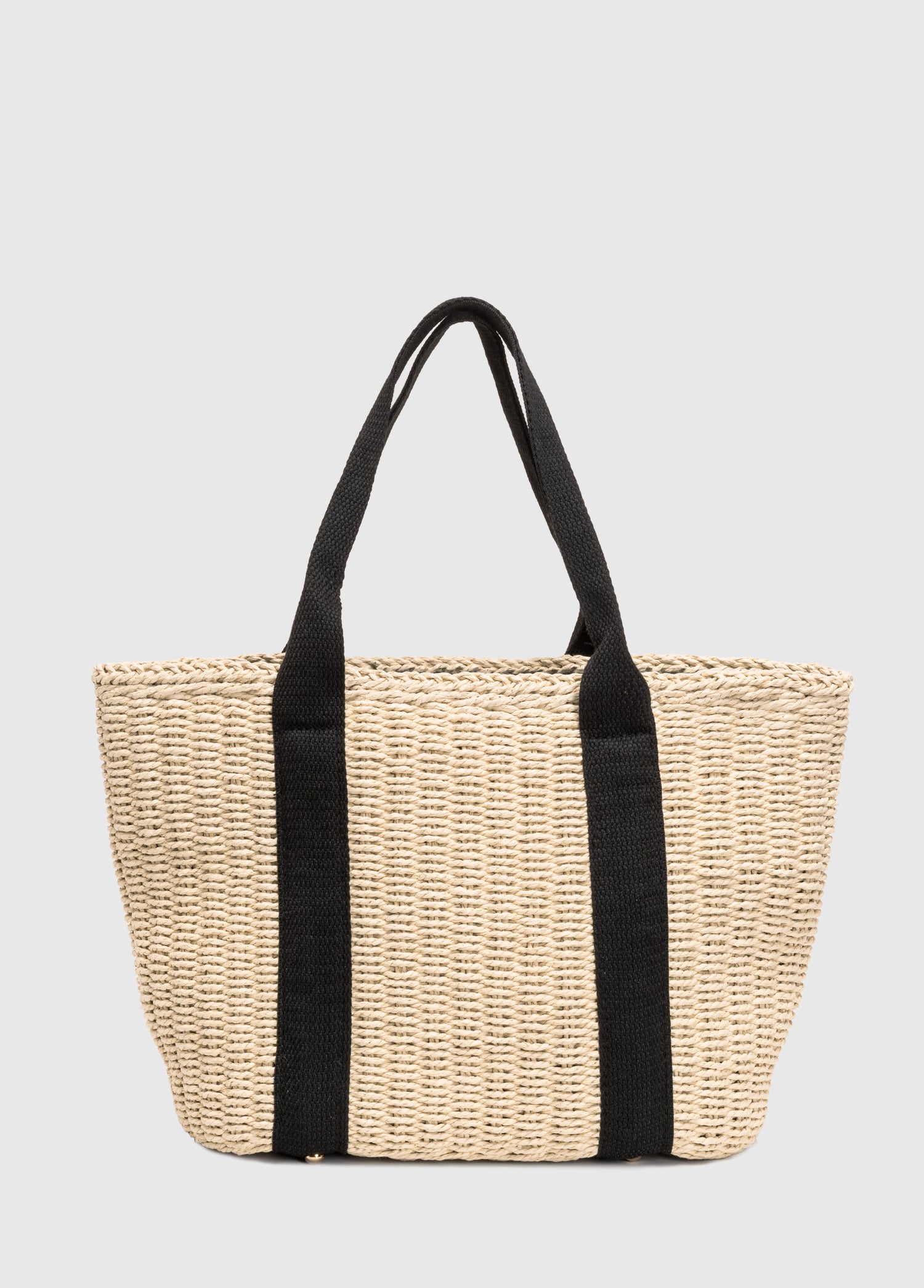 Oggo Hasır Örgü Saplı Astarlı Omuz Çantası