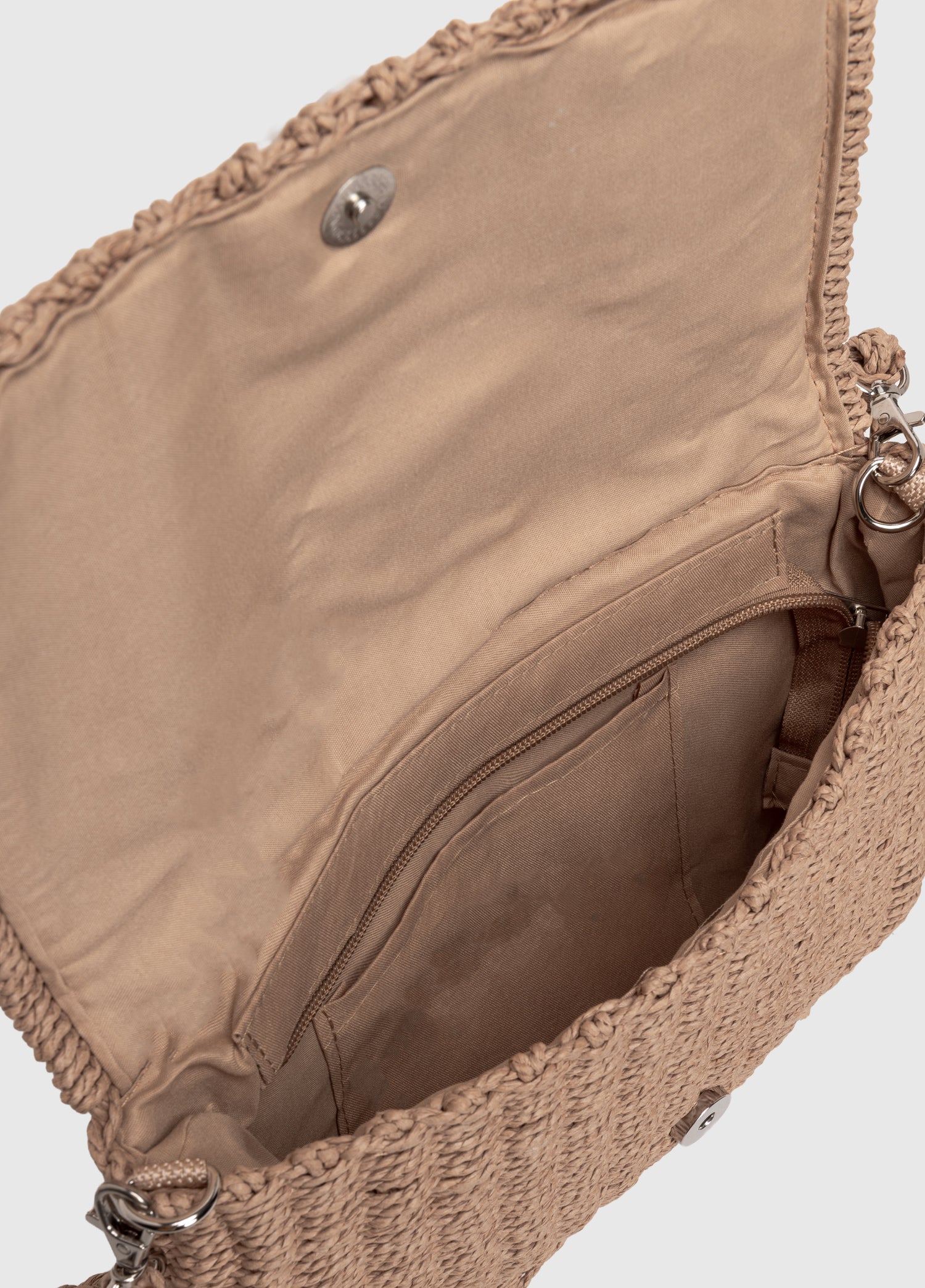 Oggo Hasır Örgü Saplı Çapraz Çanta