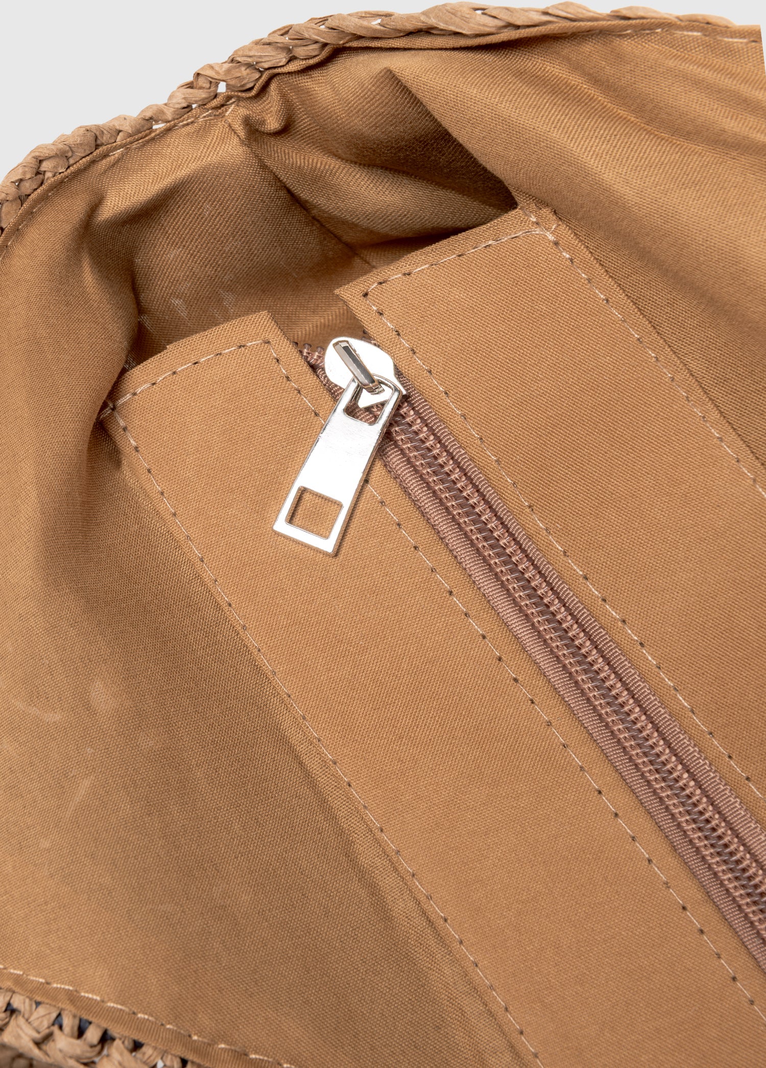 Oggo Lacivert Örgü Saplı Hasır Omuz Çantası