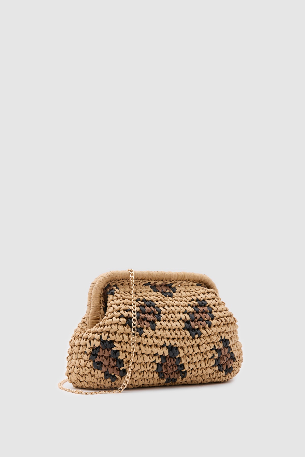 OGGO WİCKER Paw Pop Clutch