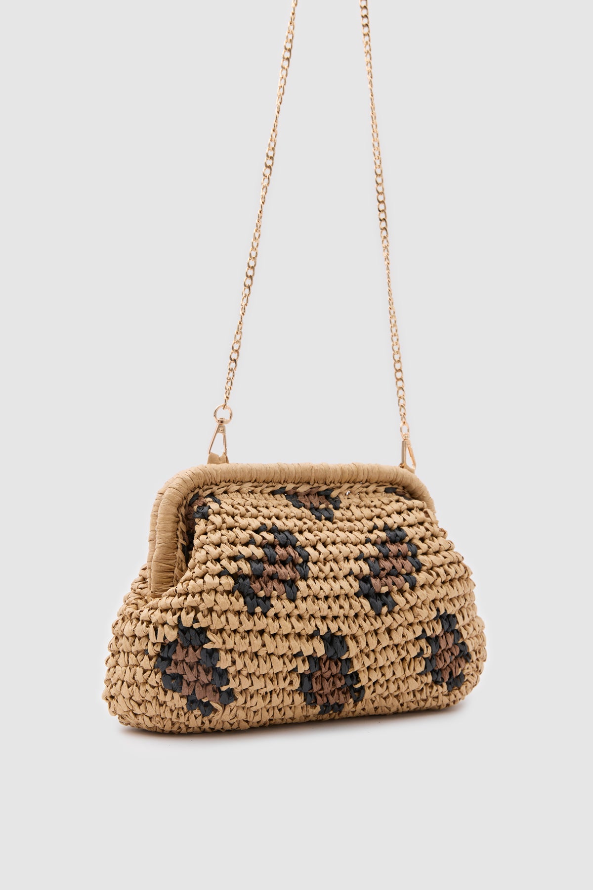 OGGO WİCKER Paw Pop Clutch