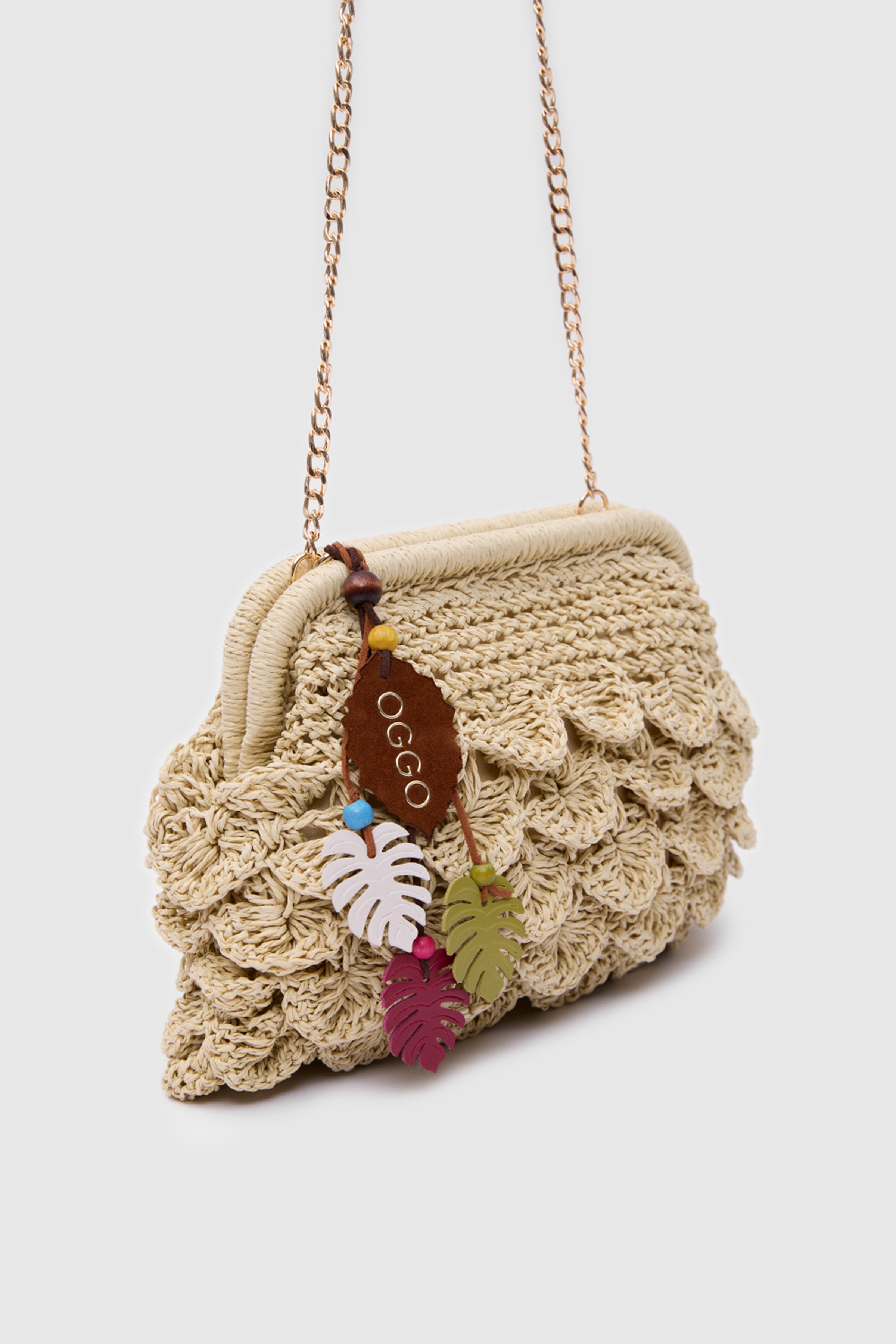OGGO WİCKER Wave Clutch M