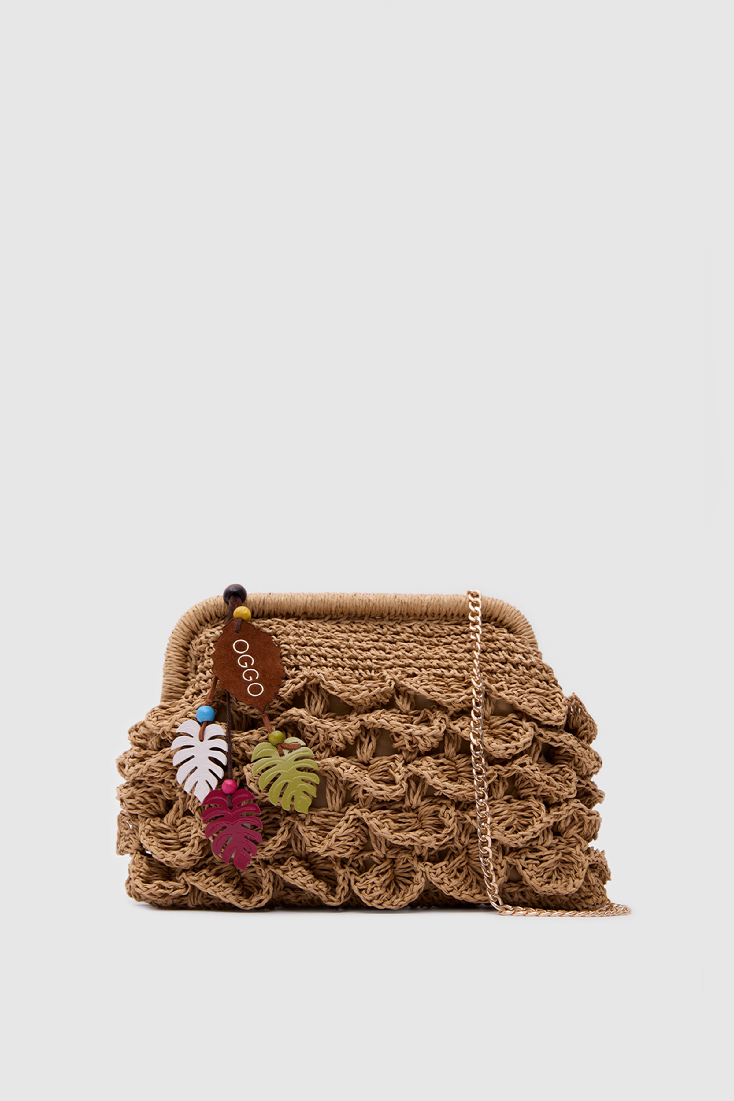 OGGO WİCKER Wave Clutch M