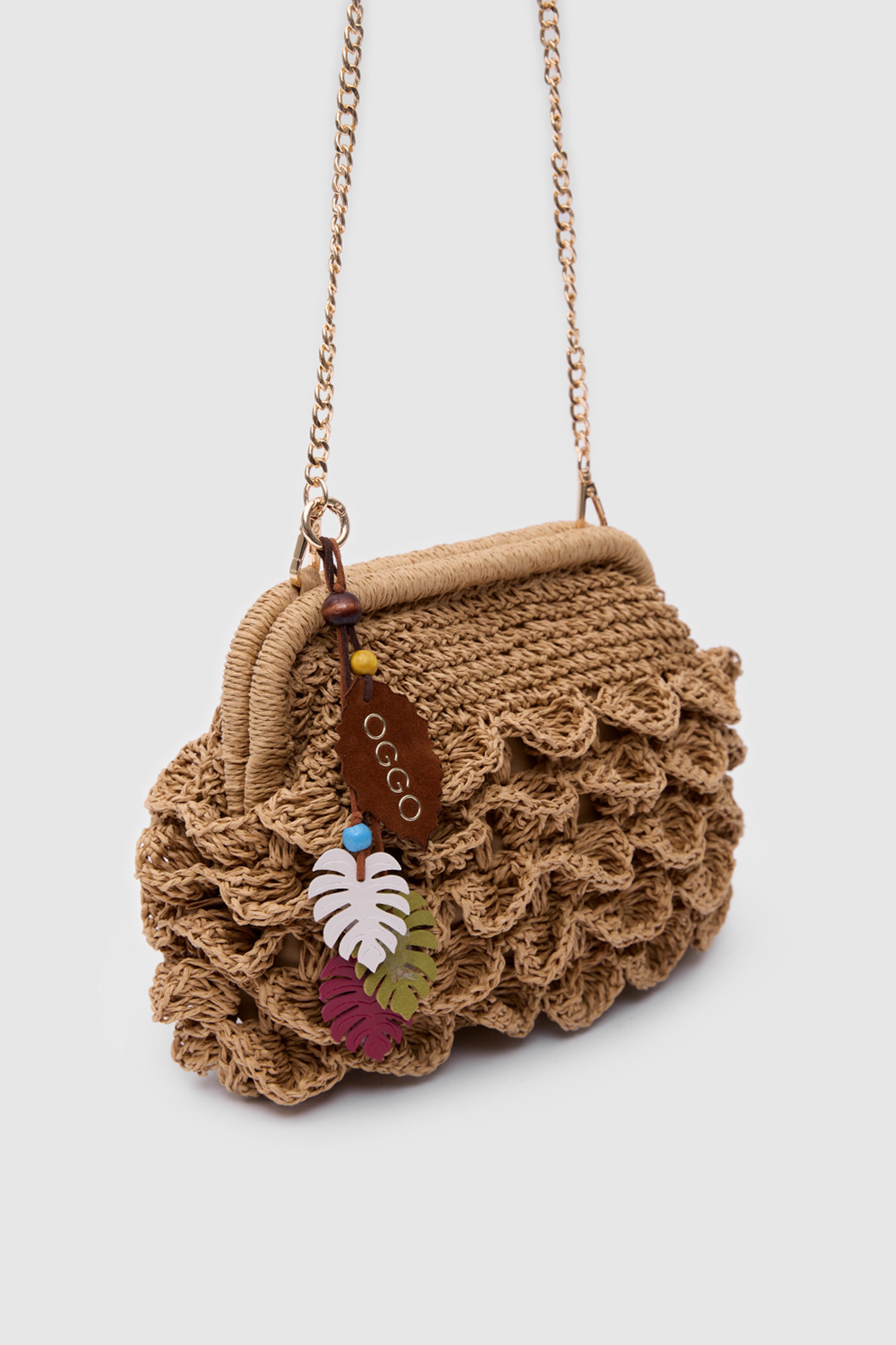 OGGO WİCKER Wave Clutch M