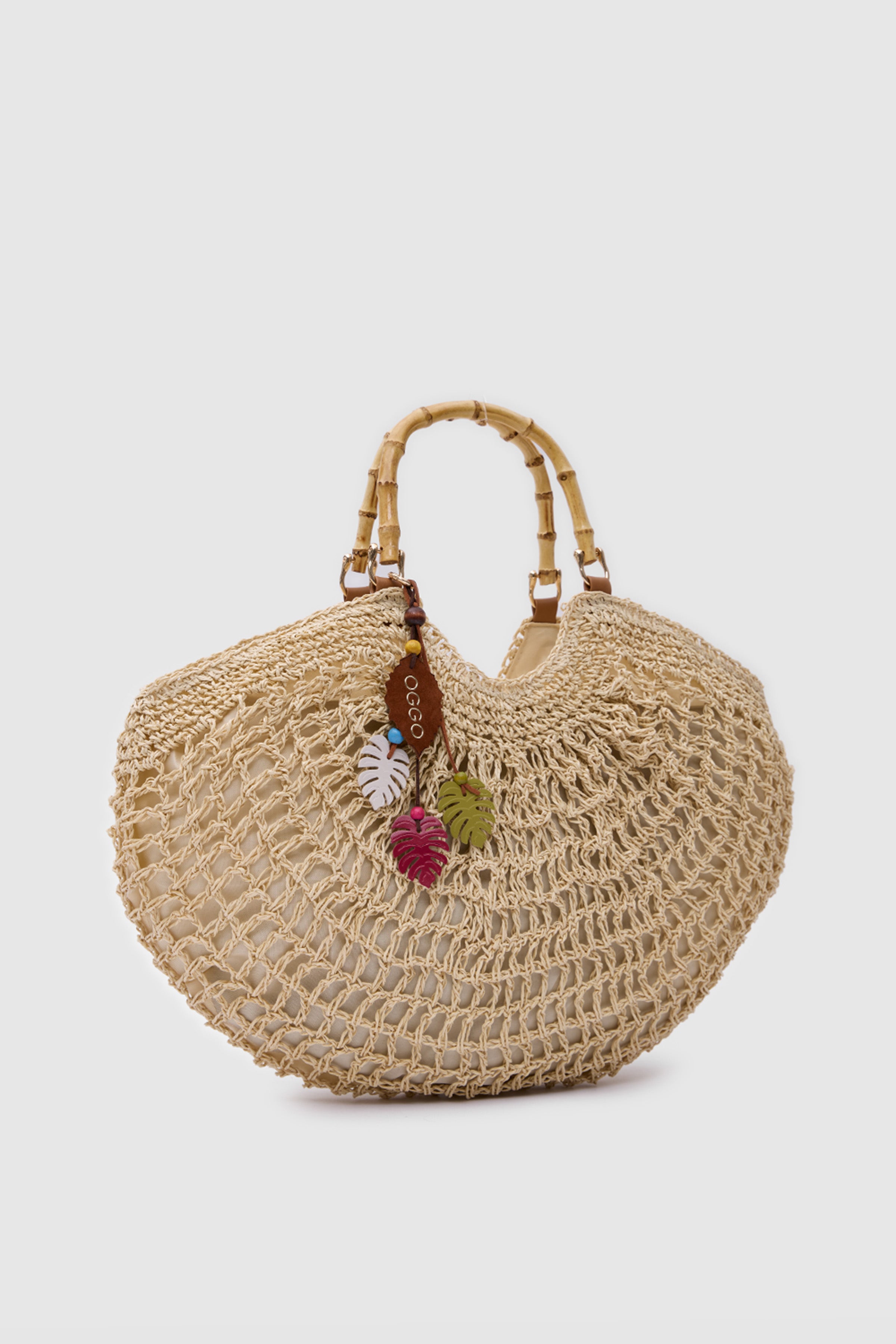 OGGO WİCKER Bamboo Tote