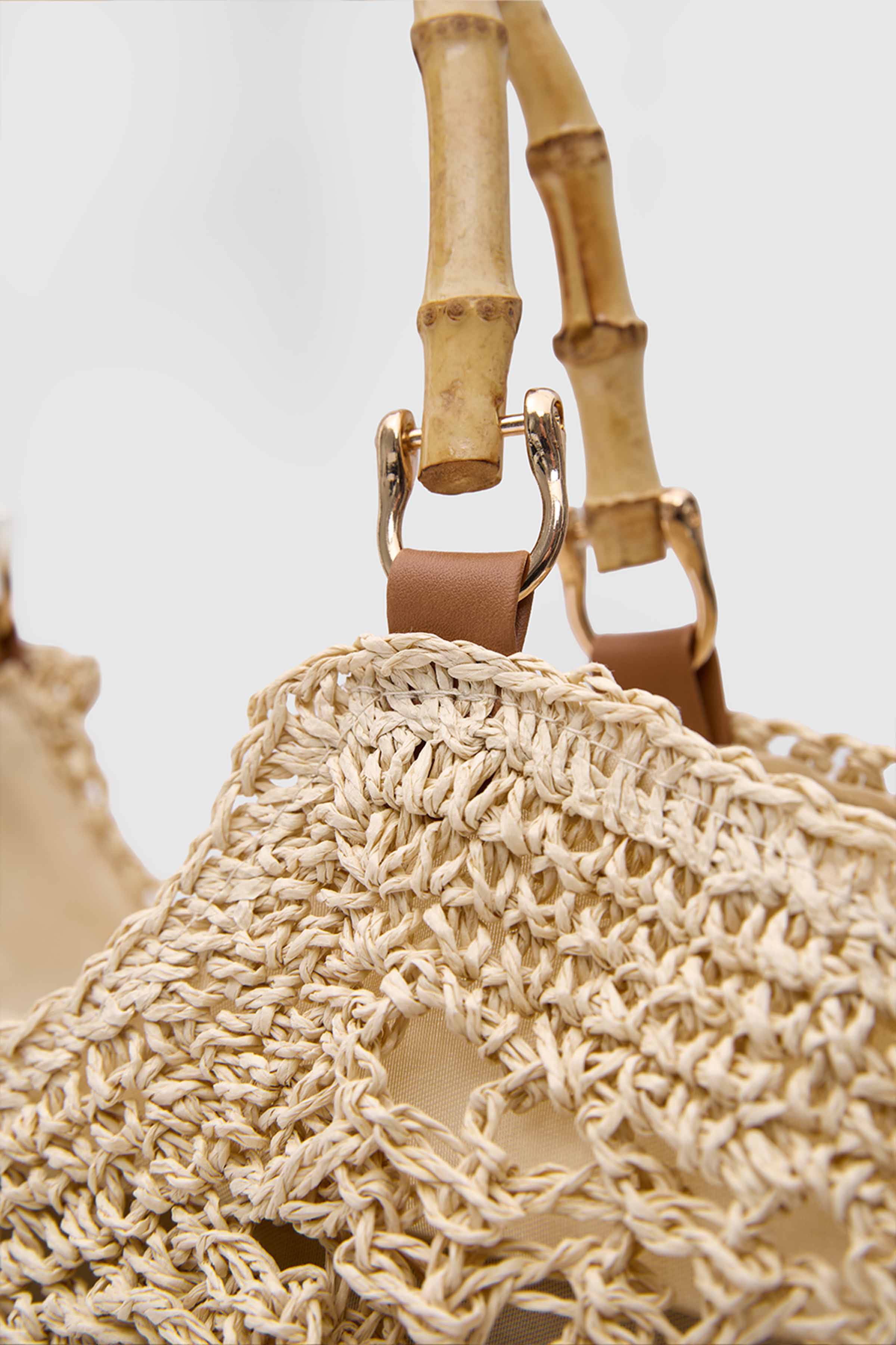OGGO WİCKER Bamboo Tote