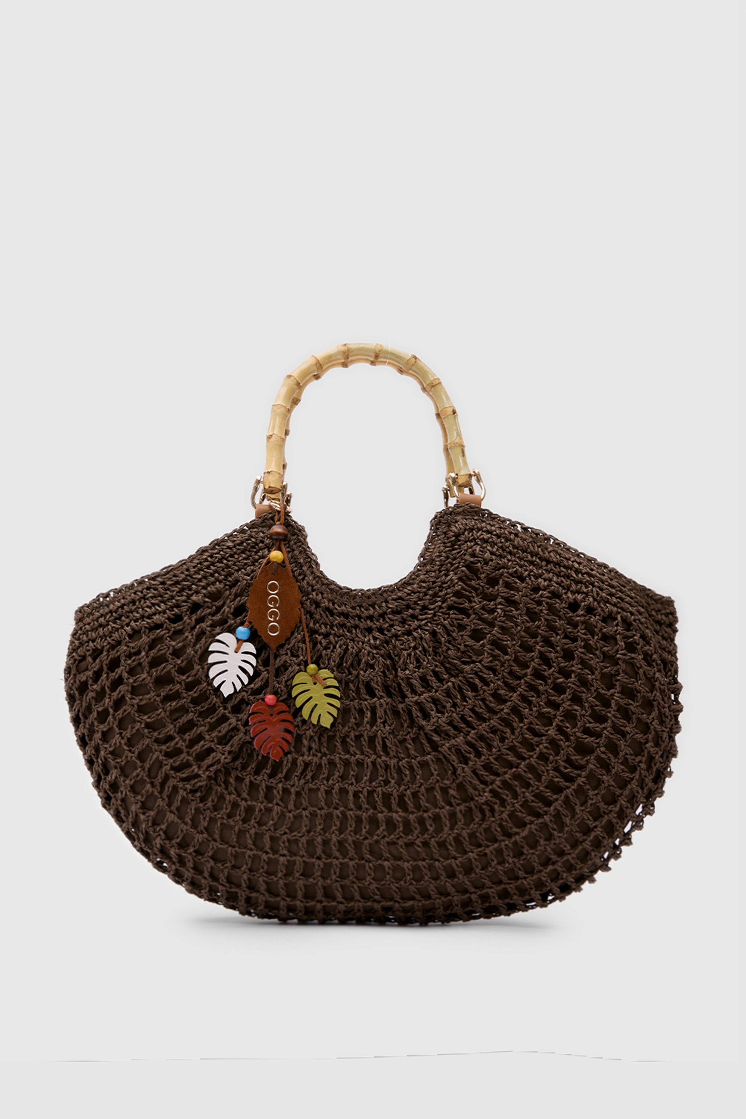 OGGO WİCKER Bamboo Tote