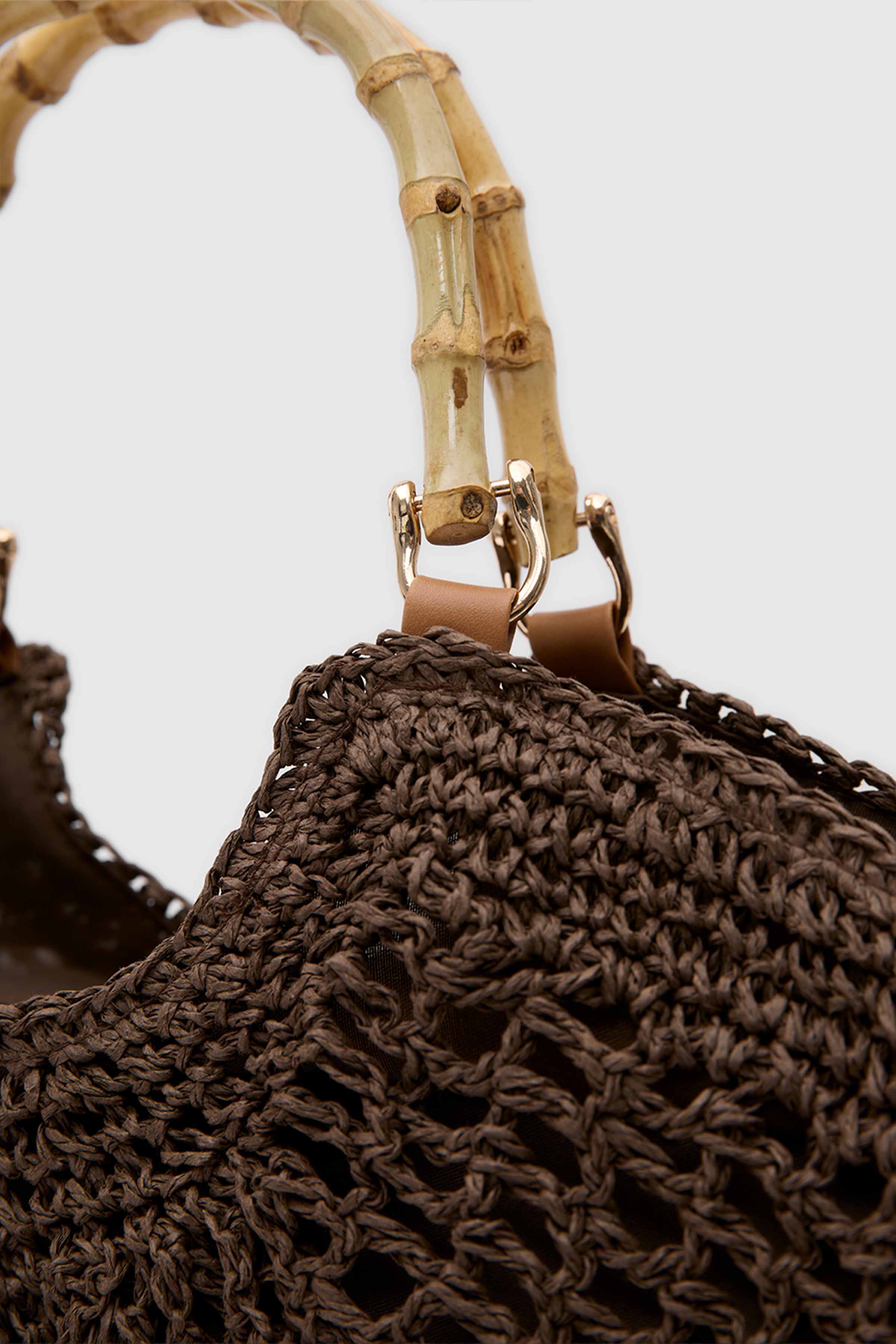 OGGO WİCKER Bamboo Tote