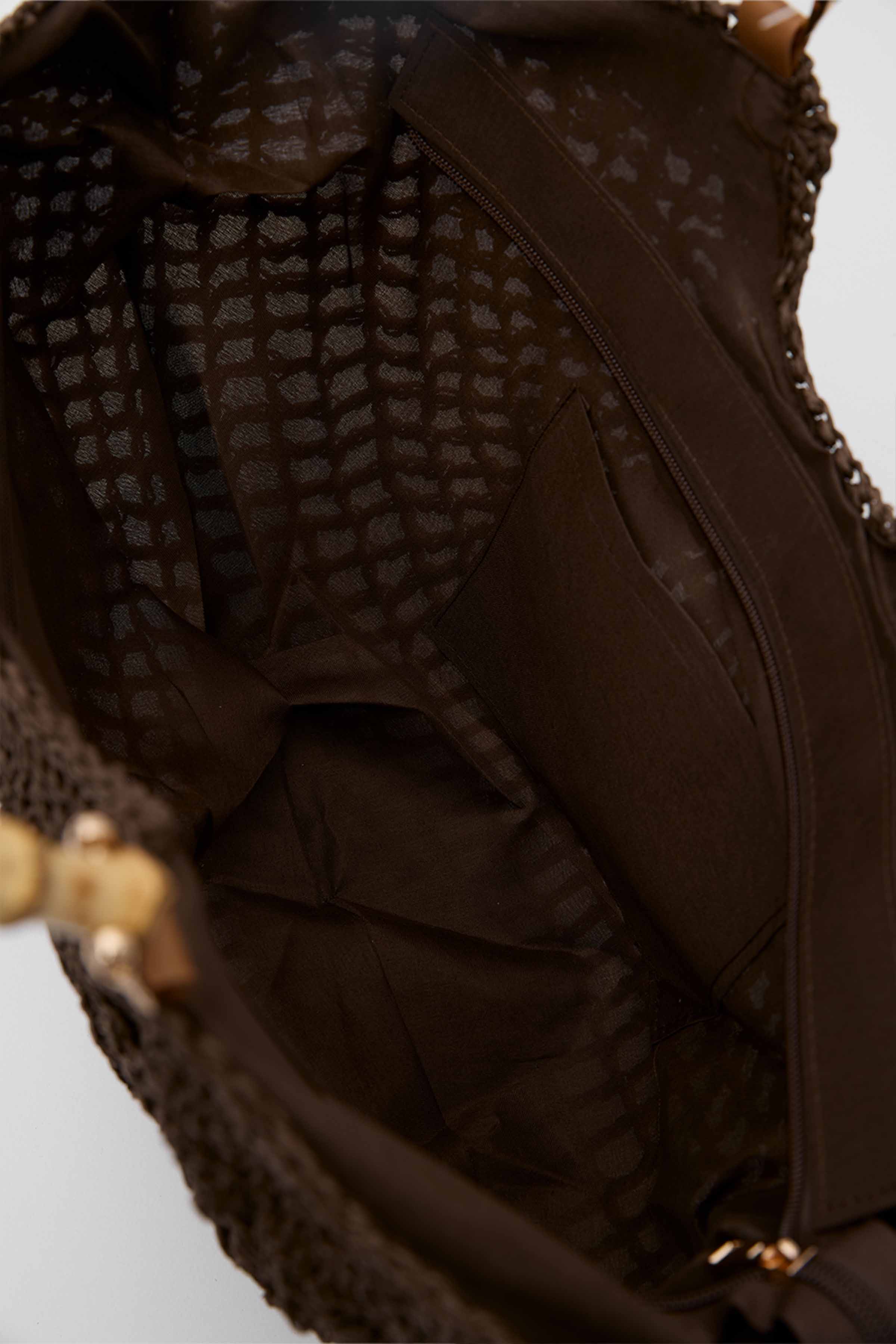 OGGO WİCKER Bamboo Tote