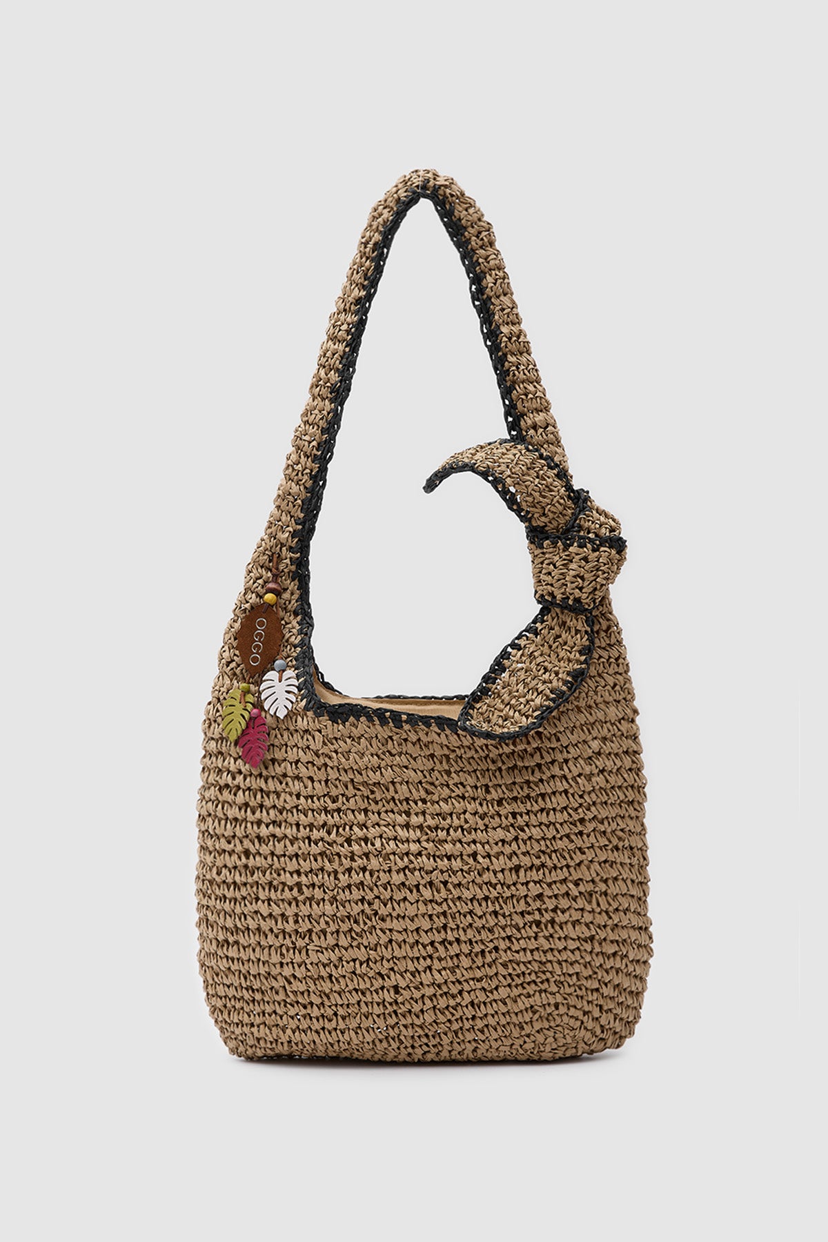 OGGO WİCKER Bow Hobo