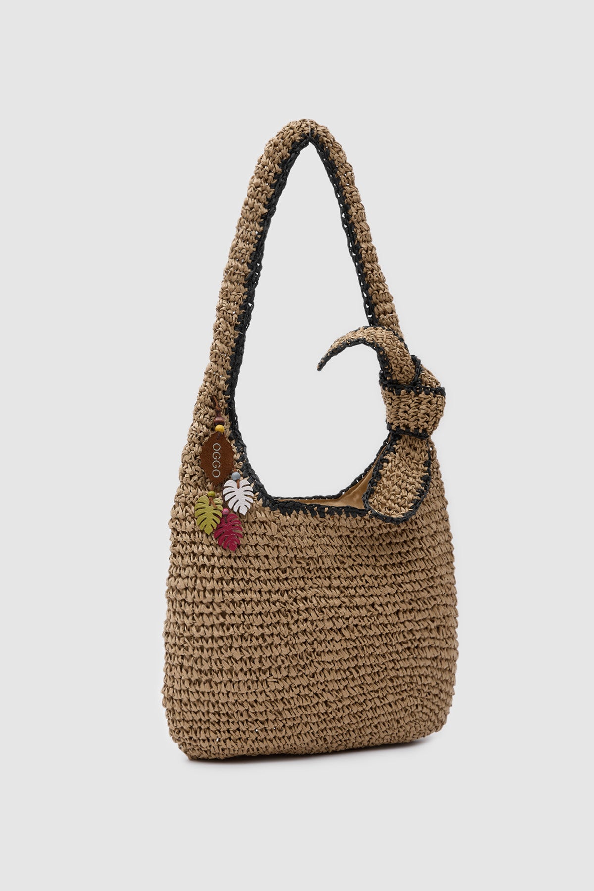 OGGO WİCKER Bow Hobo