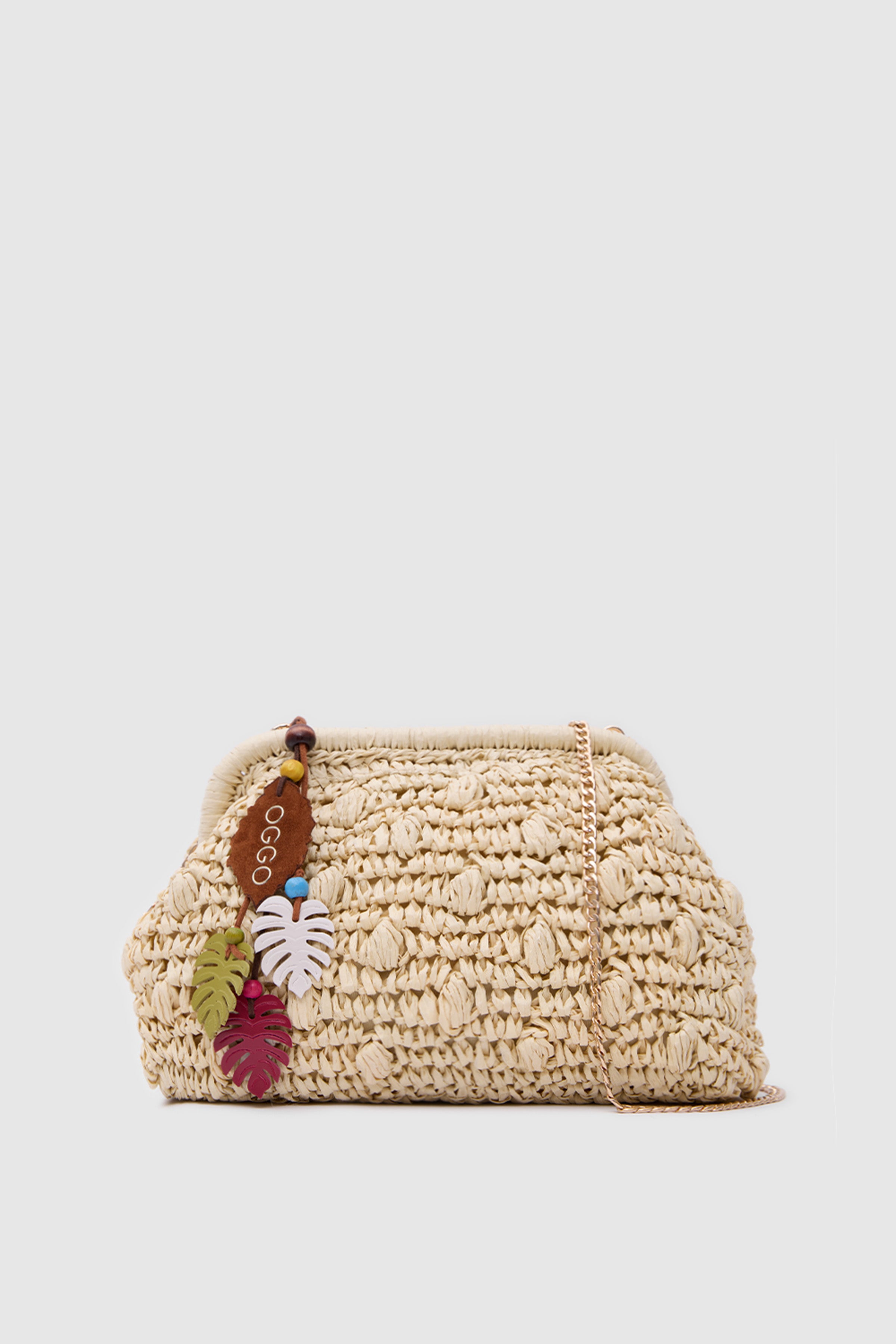 OGGO WİCKER Knots Clutch S