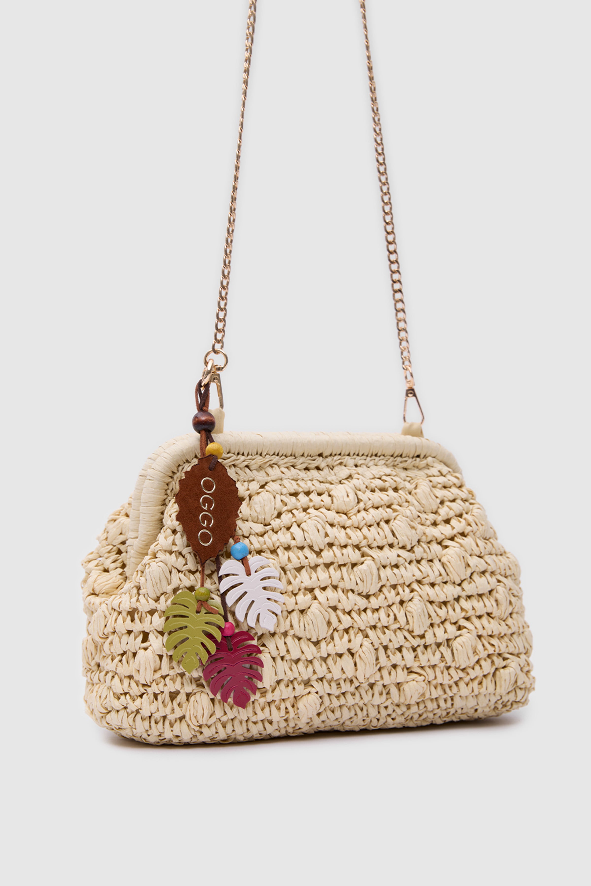 OGGO WİCKER Knots Clutch S