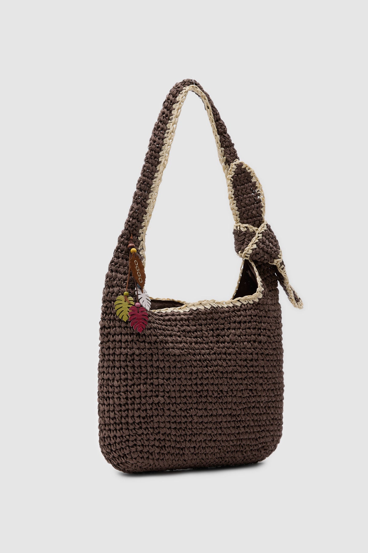 OGGO WİCKER Bow Hobo