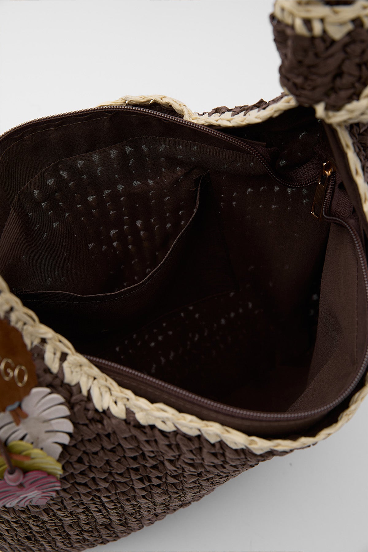 OGGO WİCKER Bow Hobo