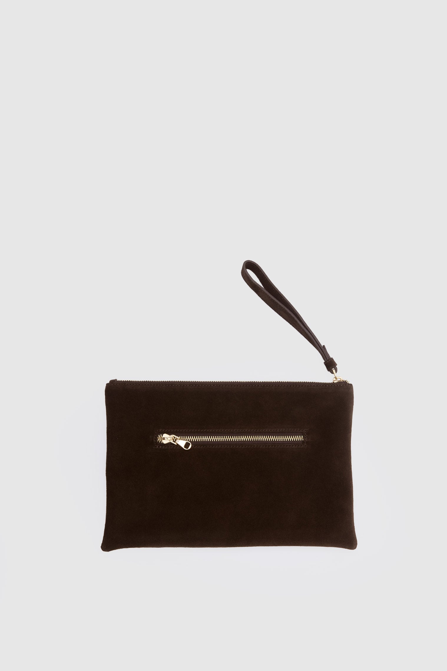 OGGO SUVEA KAHVE SÜET HAKİKİ DERİ Clutch