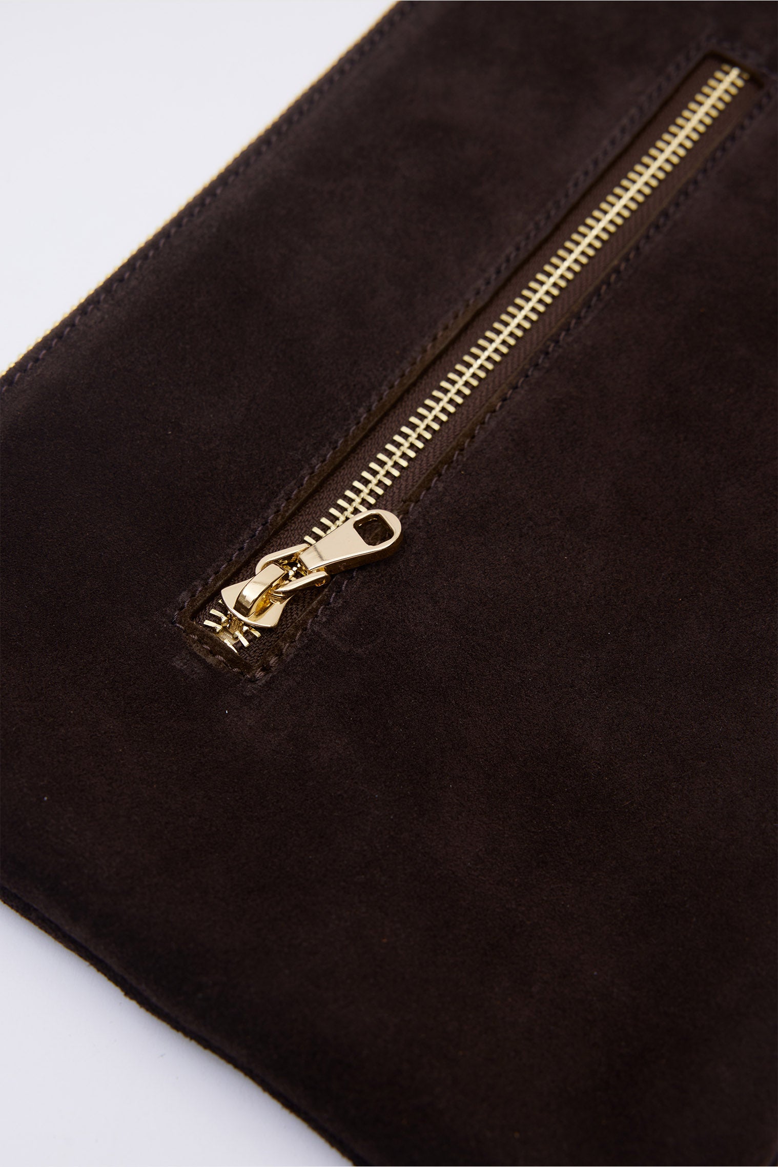 OGGO SUVEA KAHVE SÜET HAKİKİ DERİ Clutch