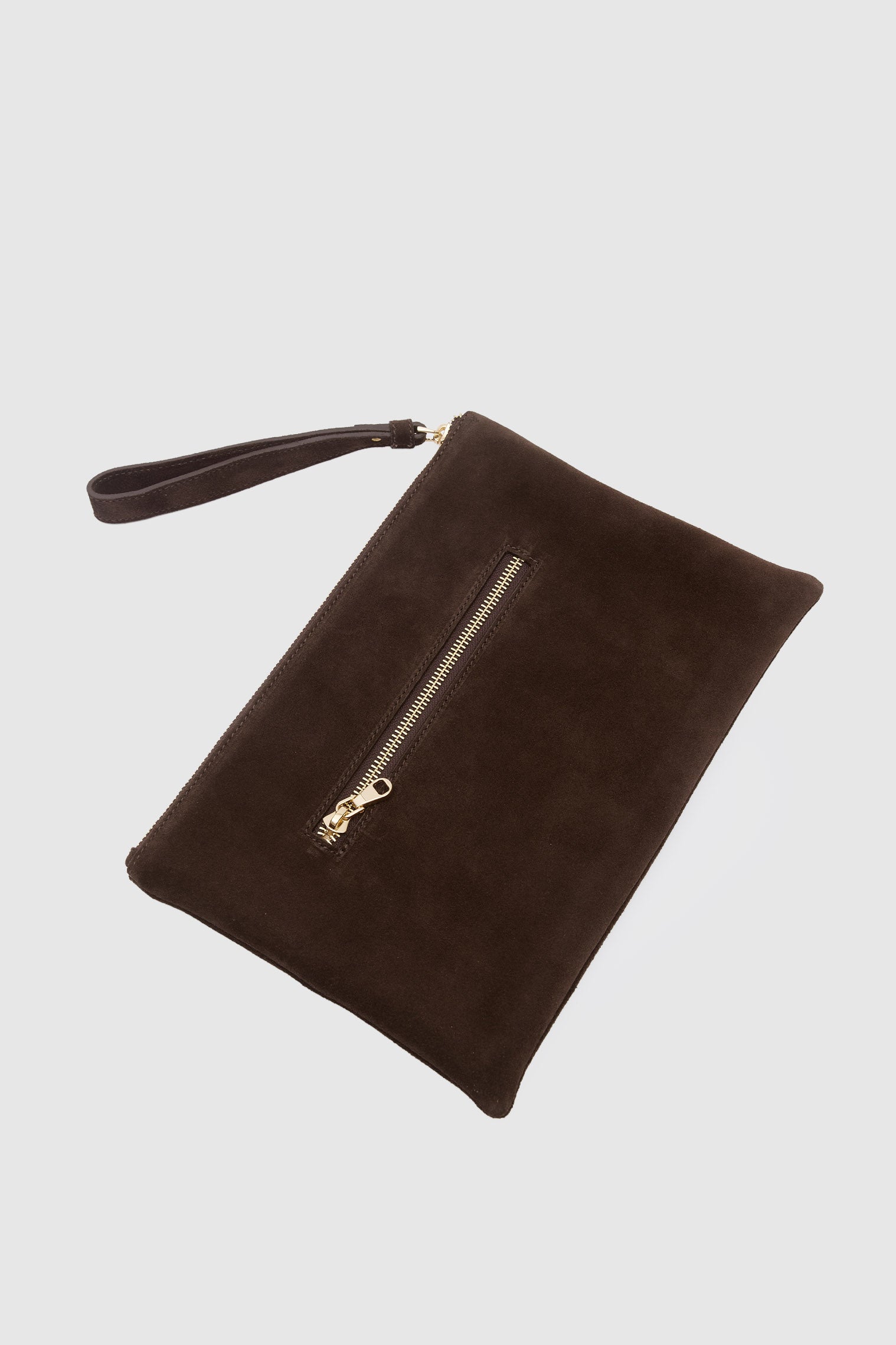 OGGO SUVEA KAHVE SÜET HAKİKİ DERİ Clutch