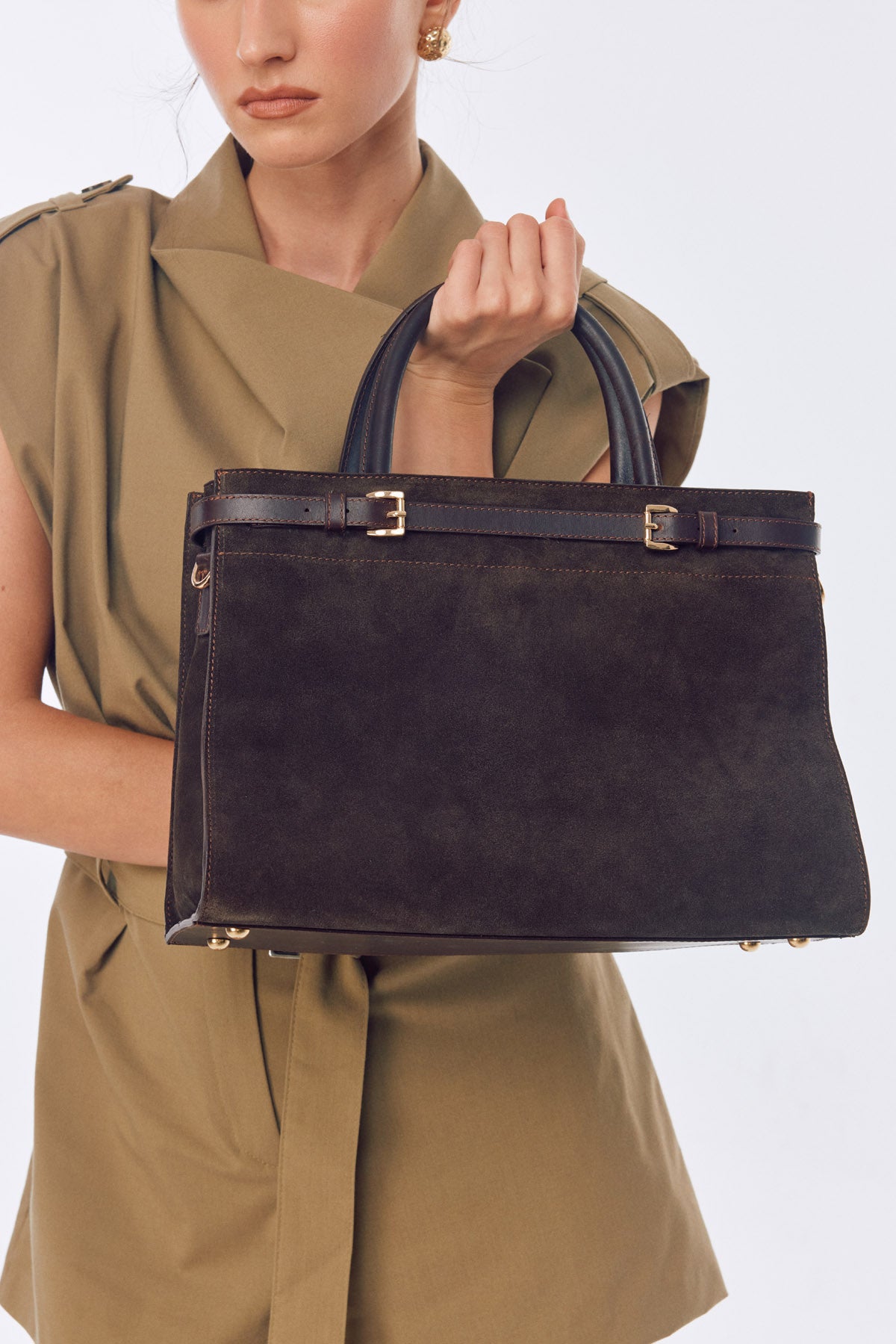 OGGO SUVEA HAKİKİ DERİ El Çantası