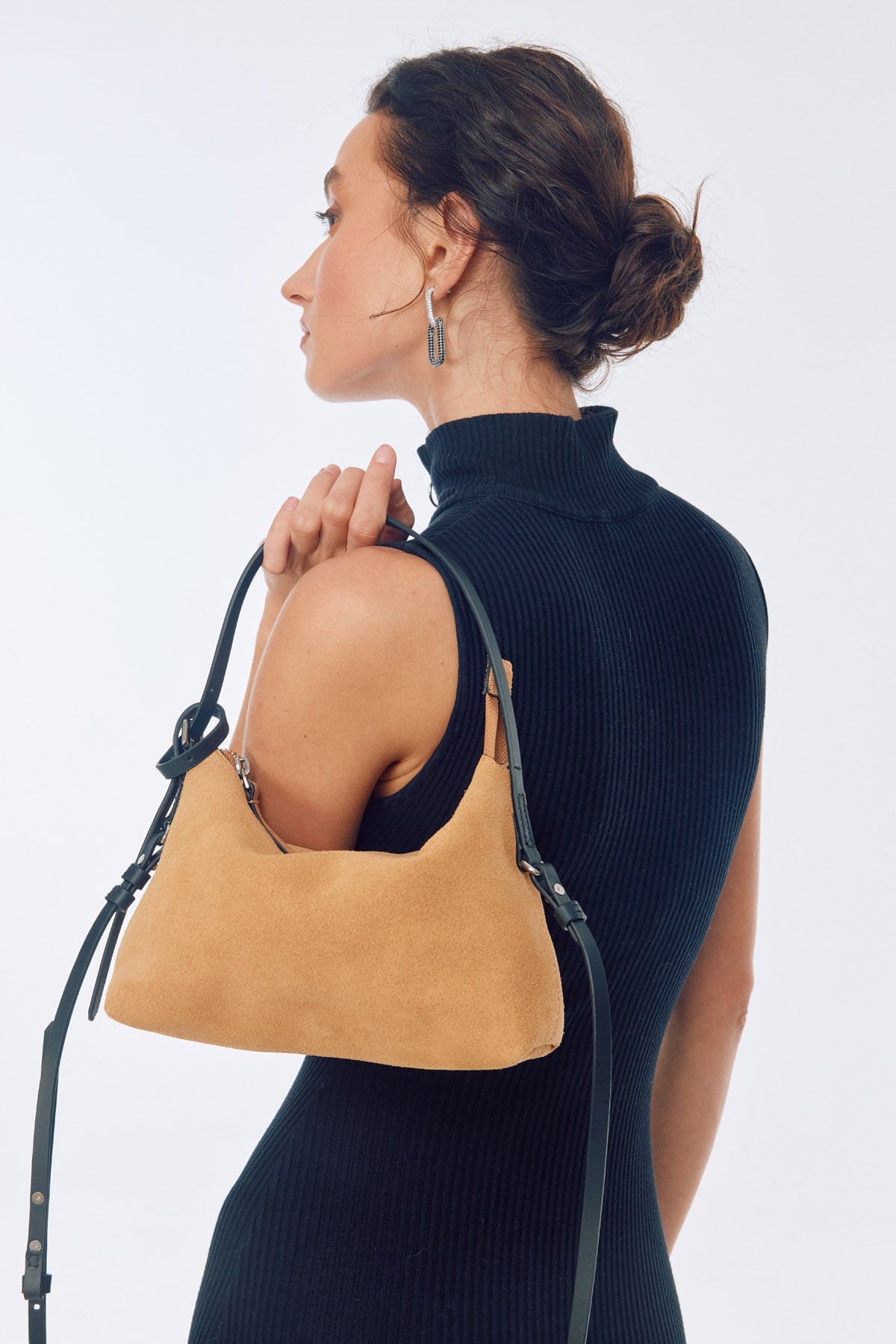 OGGO SUVEA HAKİKİ SÜET DERİ Çapraz Çanta