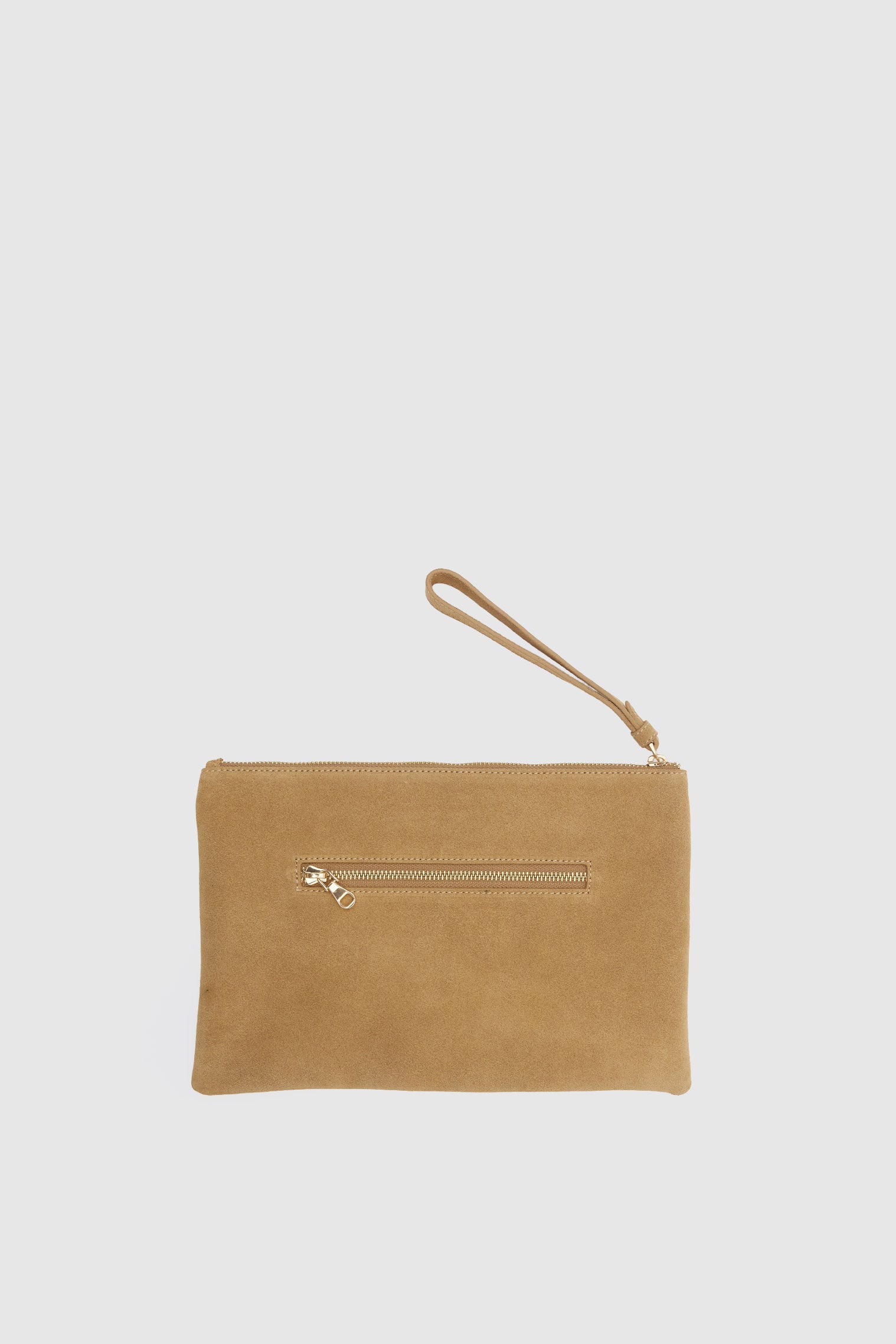 OGGO SUVEA NUDE SÜET HAKİKİ DERİ Clutch