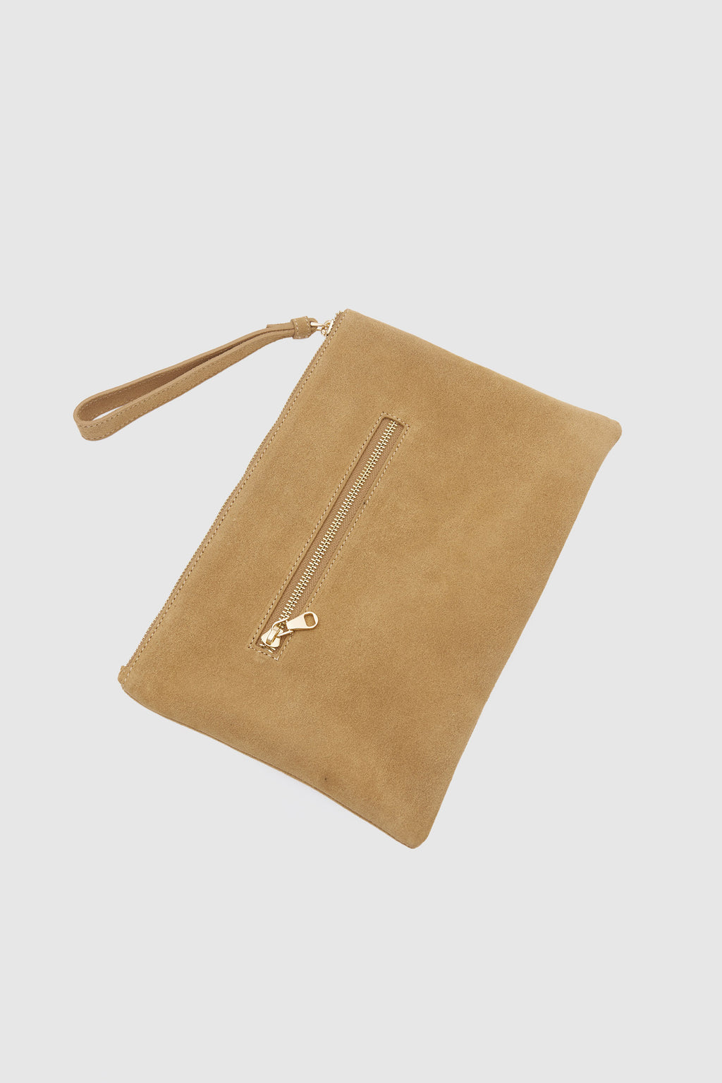 OGGO SUVEA NUDE SÜET HAKİKİ DERİ Clutch
