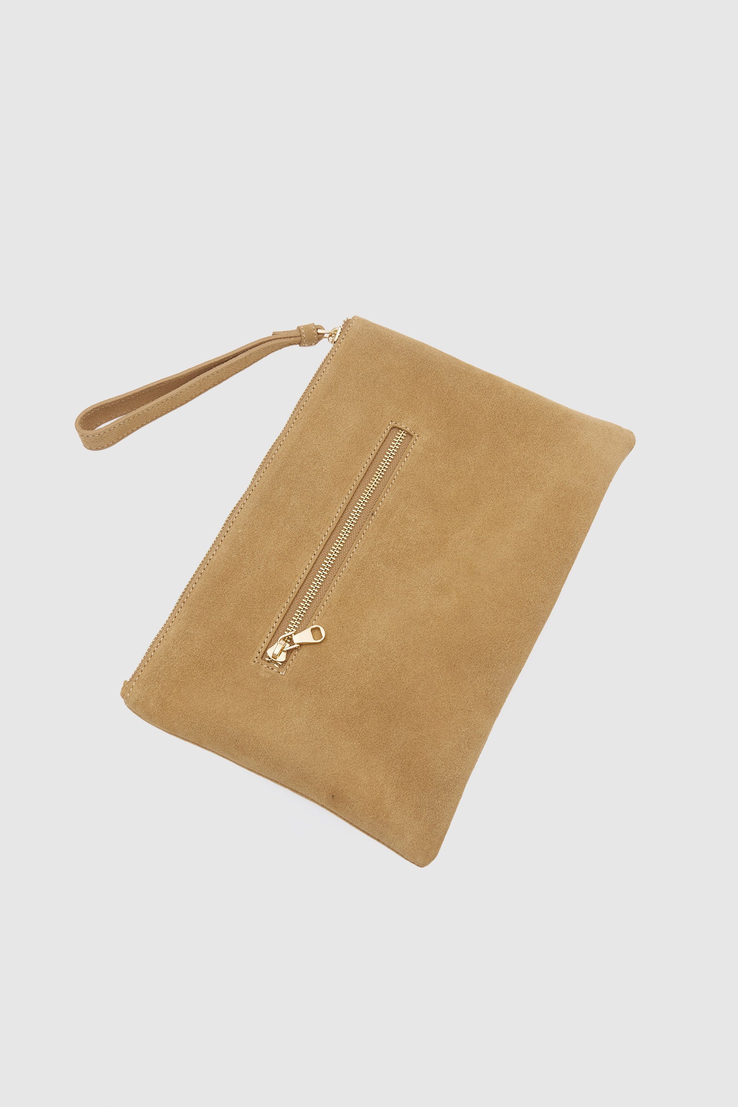 OGGO SUVEA NUDE SÜET HAKİKİ DERİ Clutch