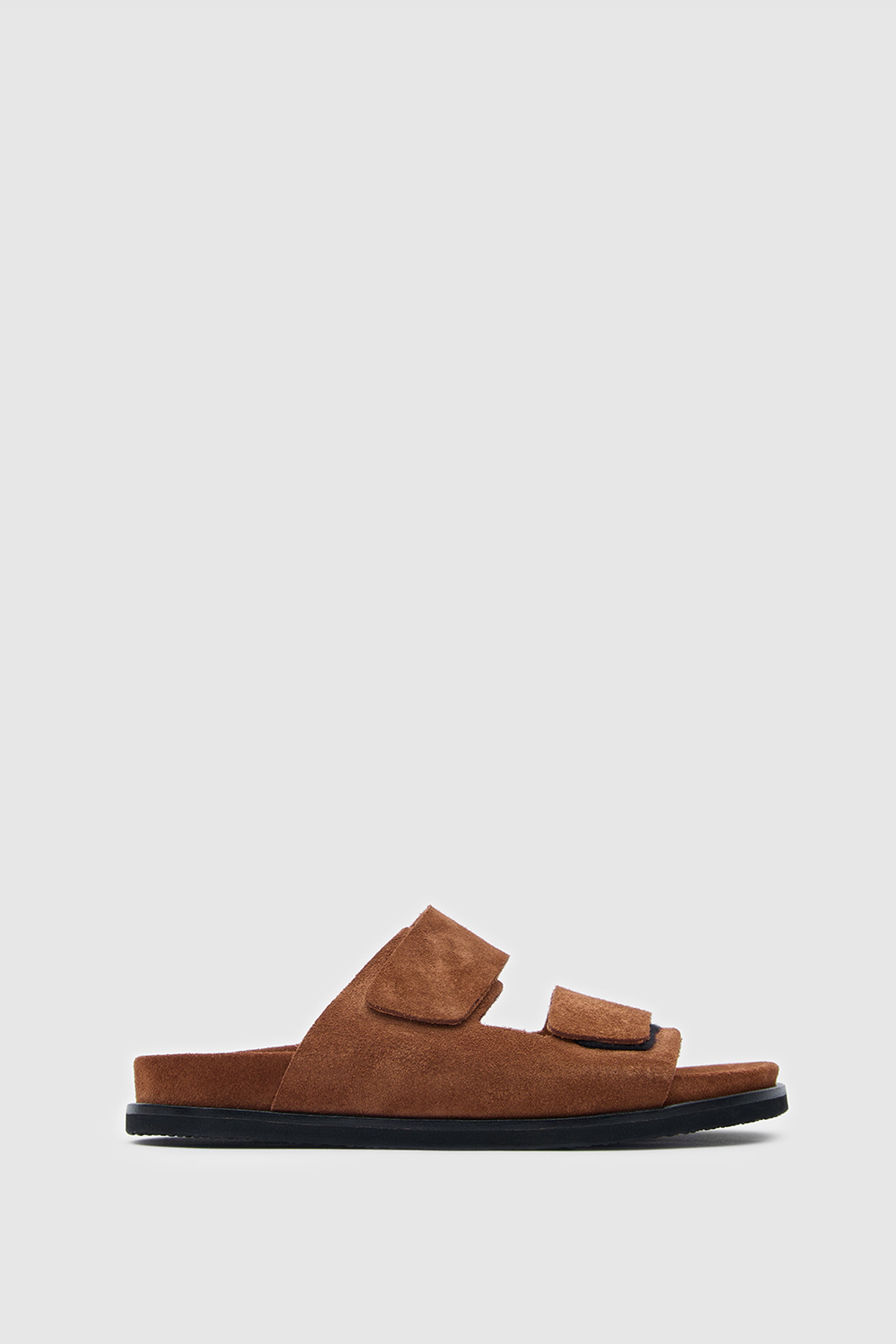 TERRA SLİDE SÜET DERİ CIRTLI SANDALET
