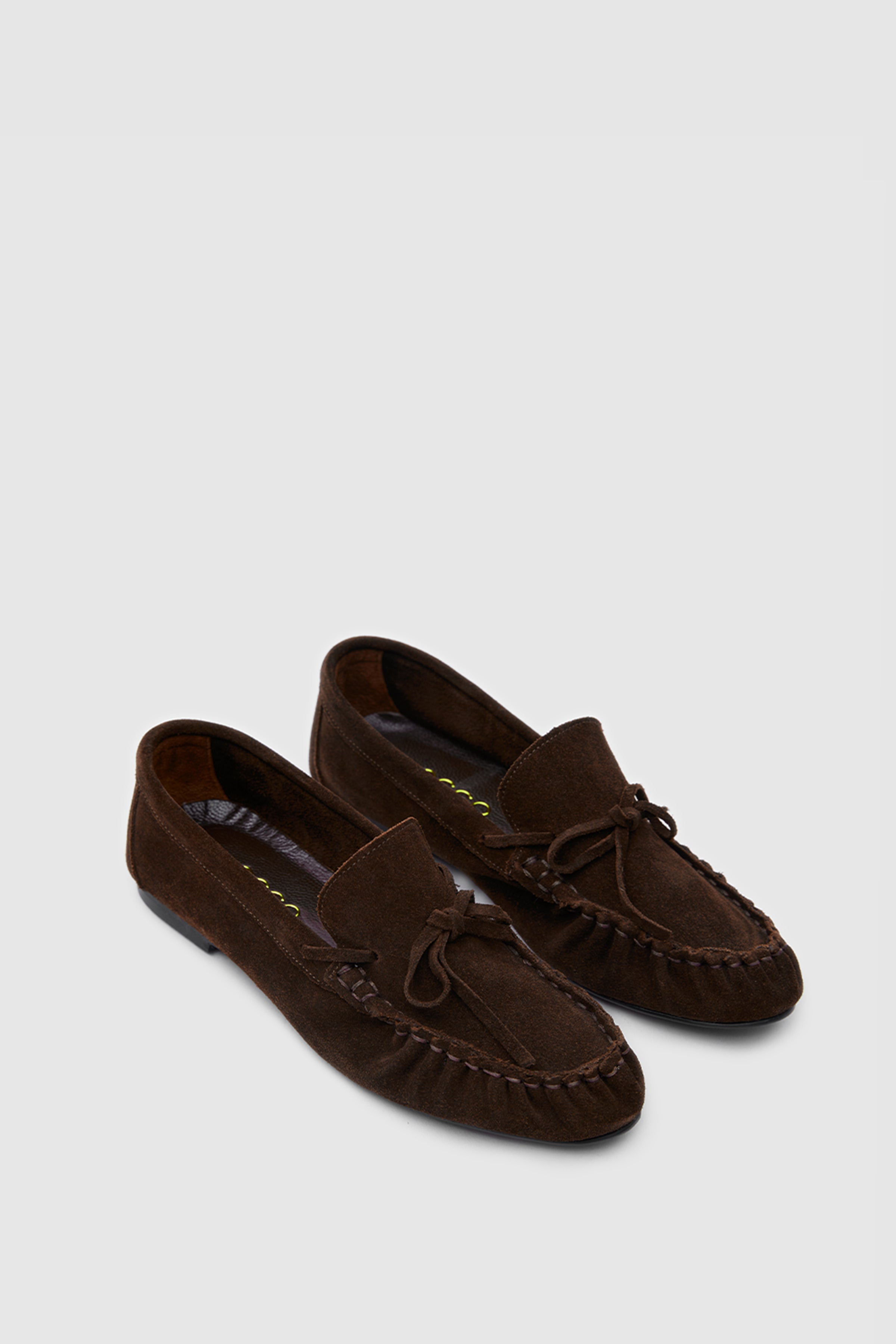 OGGO SUVEA SÜET HAKİKİ DERİ FİYONLU & SARAÇLI LOAFER