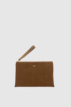 OGGO SUVEA TABA SÜET HAKİKİ DERİ Clutch