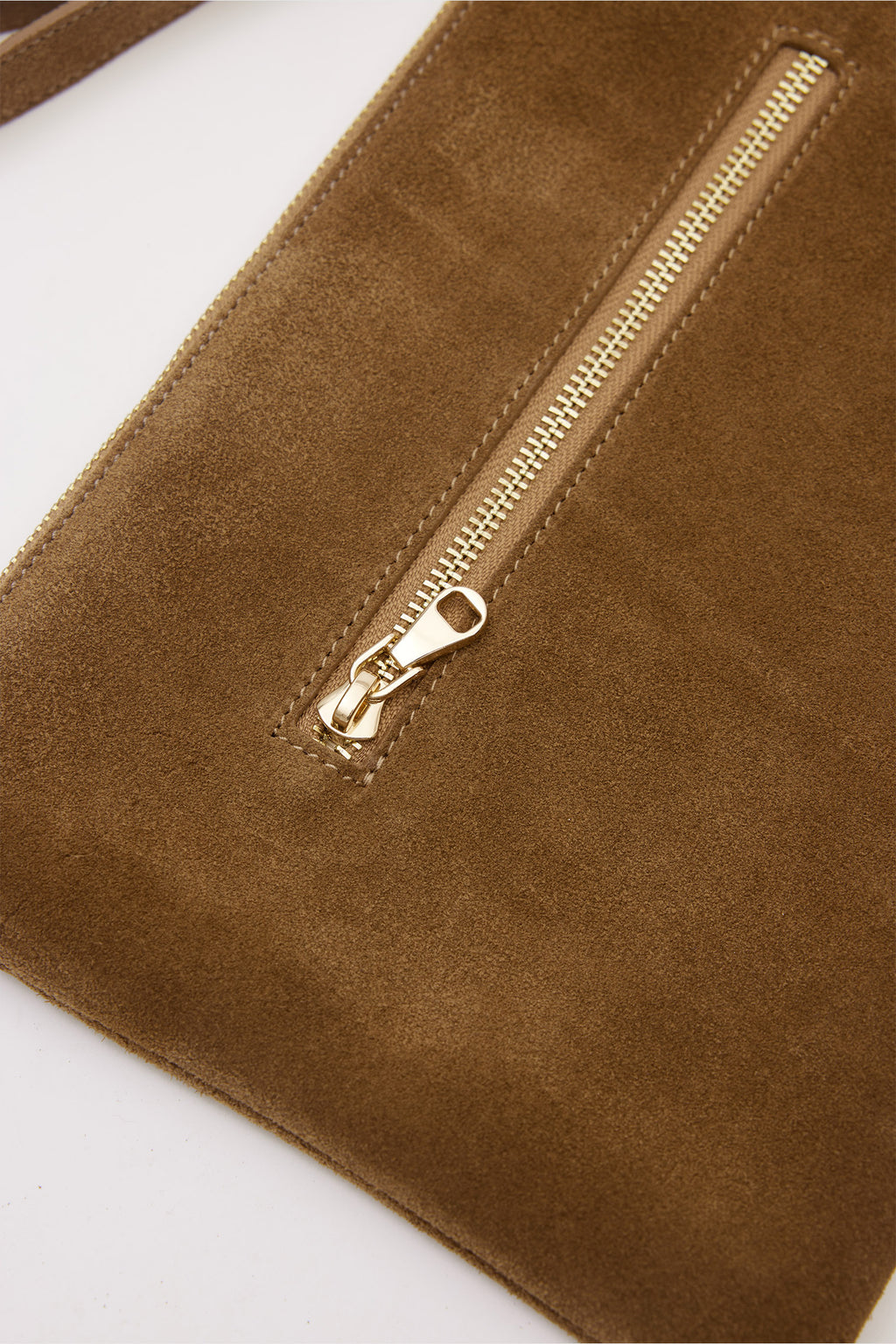 OGGO SUVEA TABA SÜET HAKİKİ DERİ Clutch