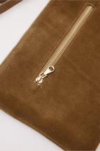 OGGO SUVEA TABA SÜET HAKİKİ DERİ Clutch